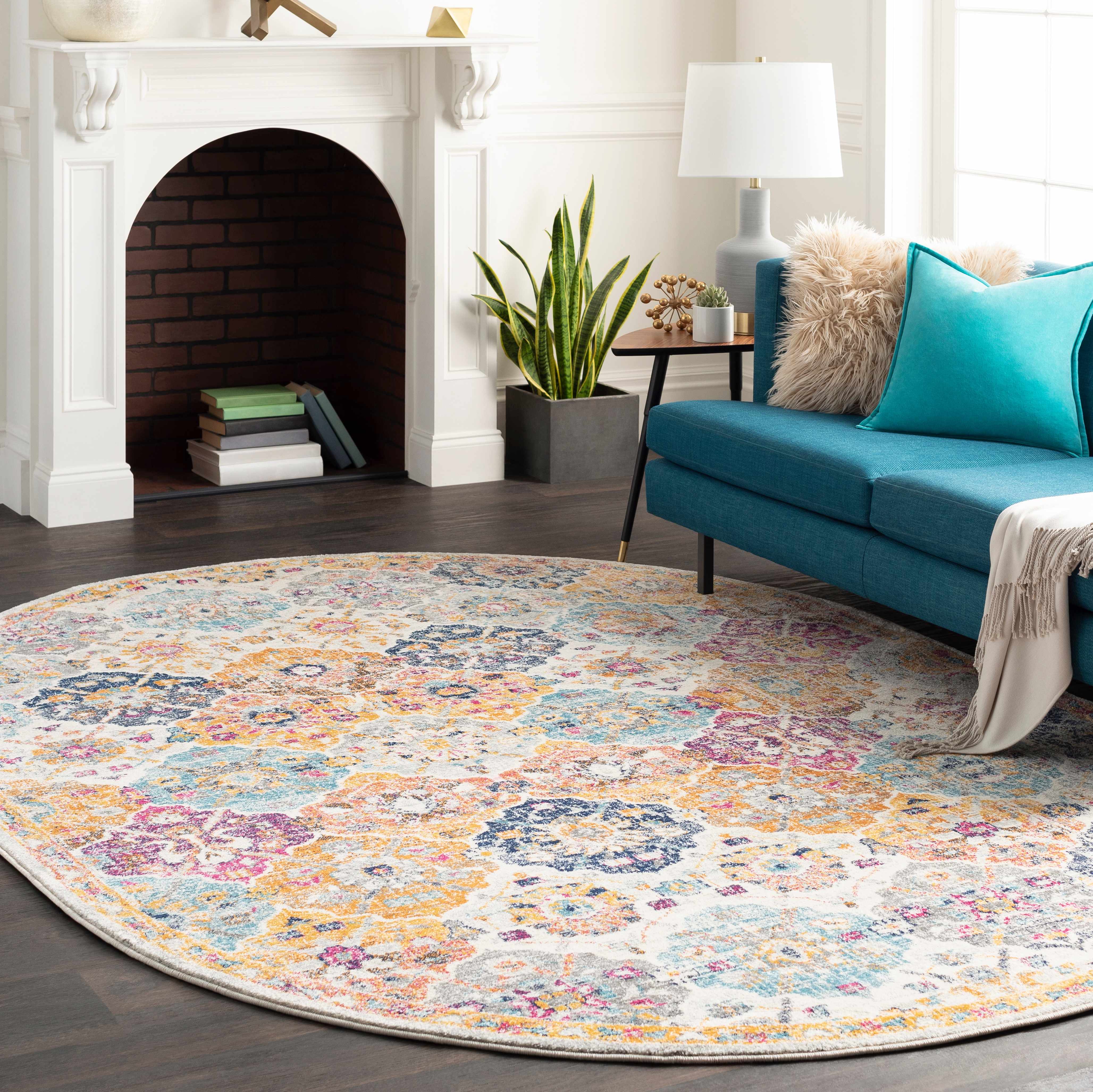 Custar Colorful Area Rug - Image 11