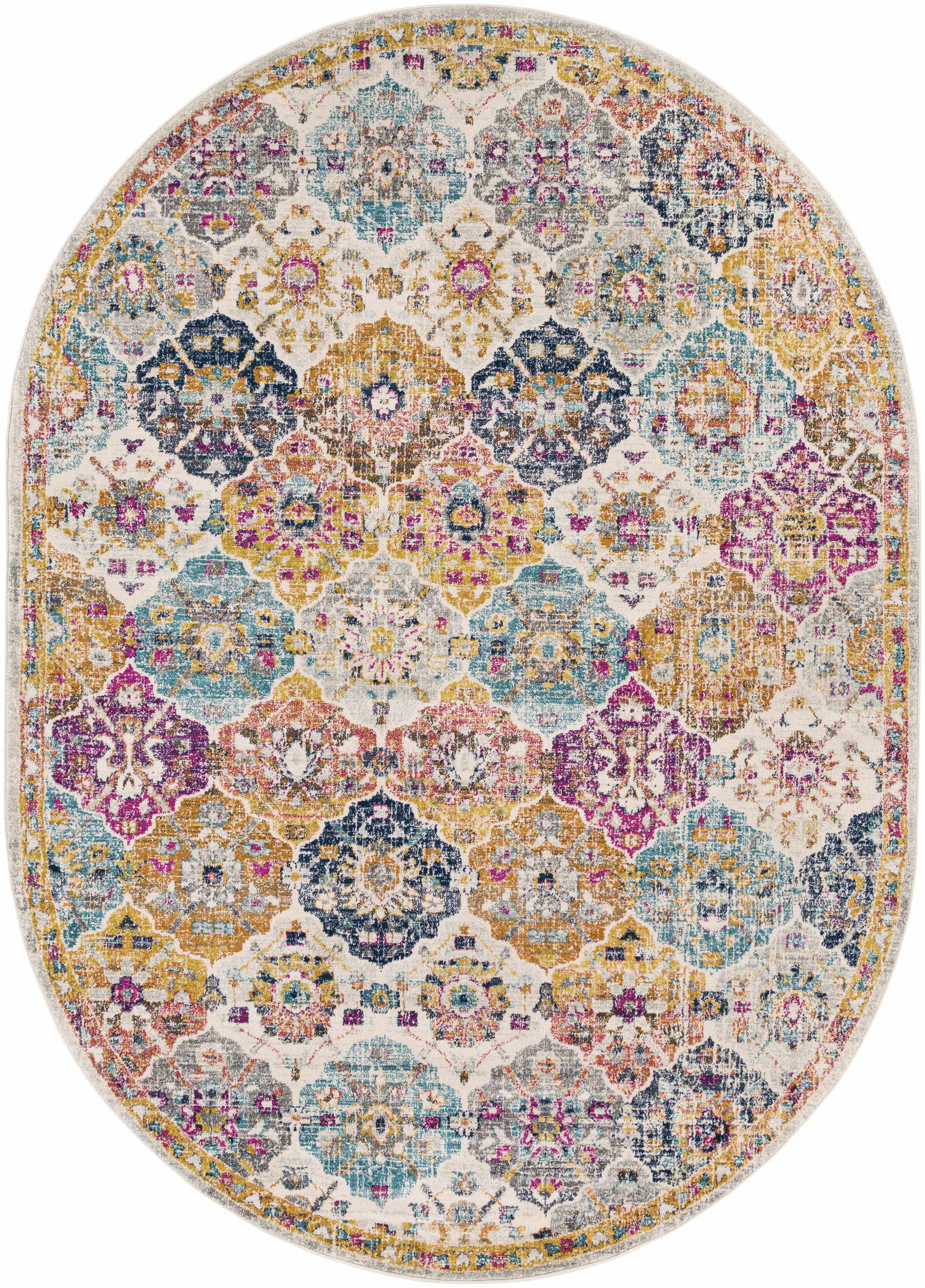 Custar Colorful Area Rug - Image 12