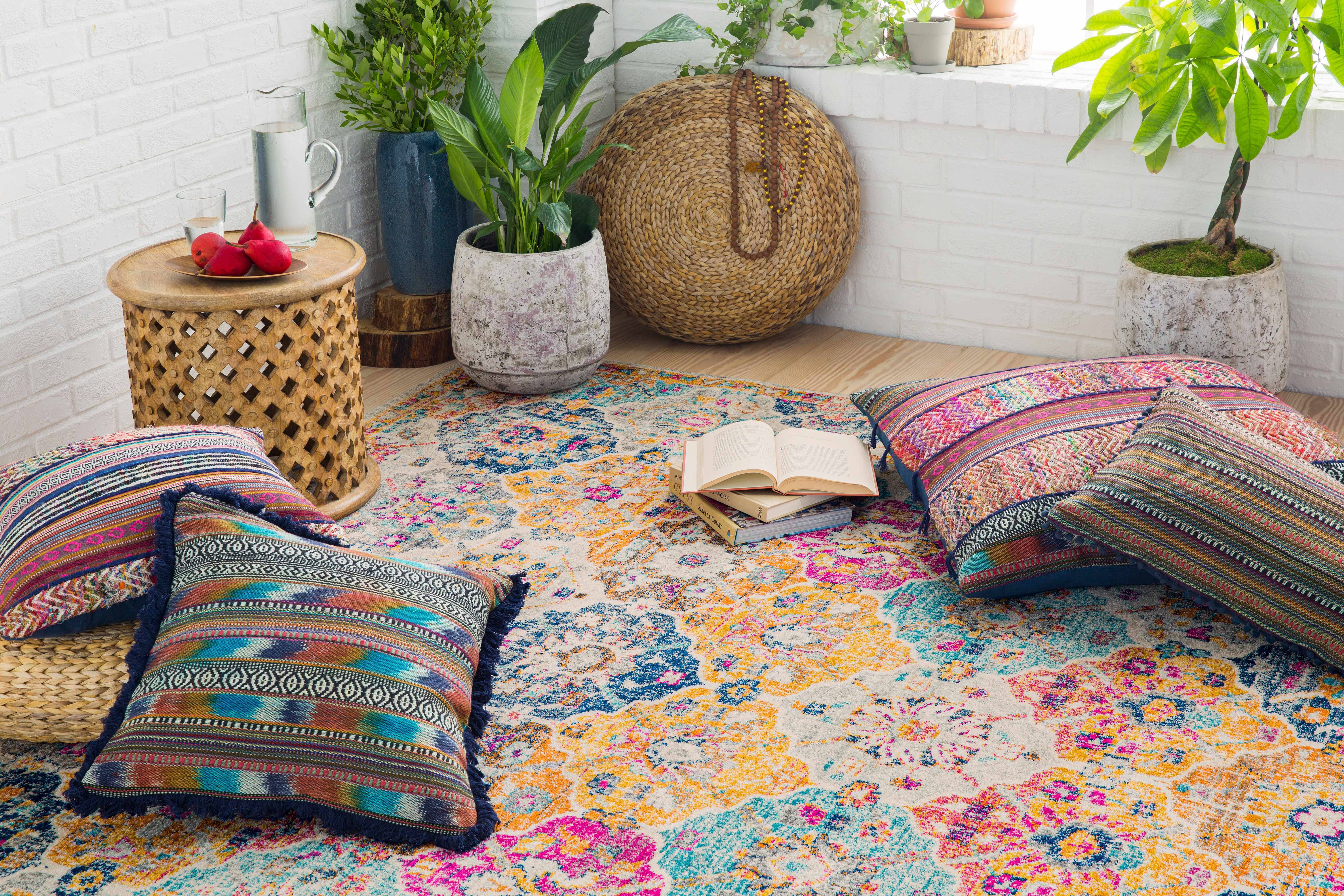 Custar Colorful Area Rug - Image 14