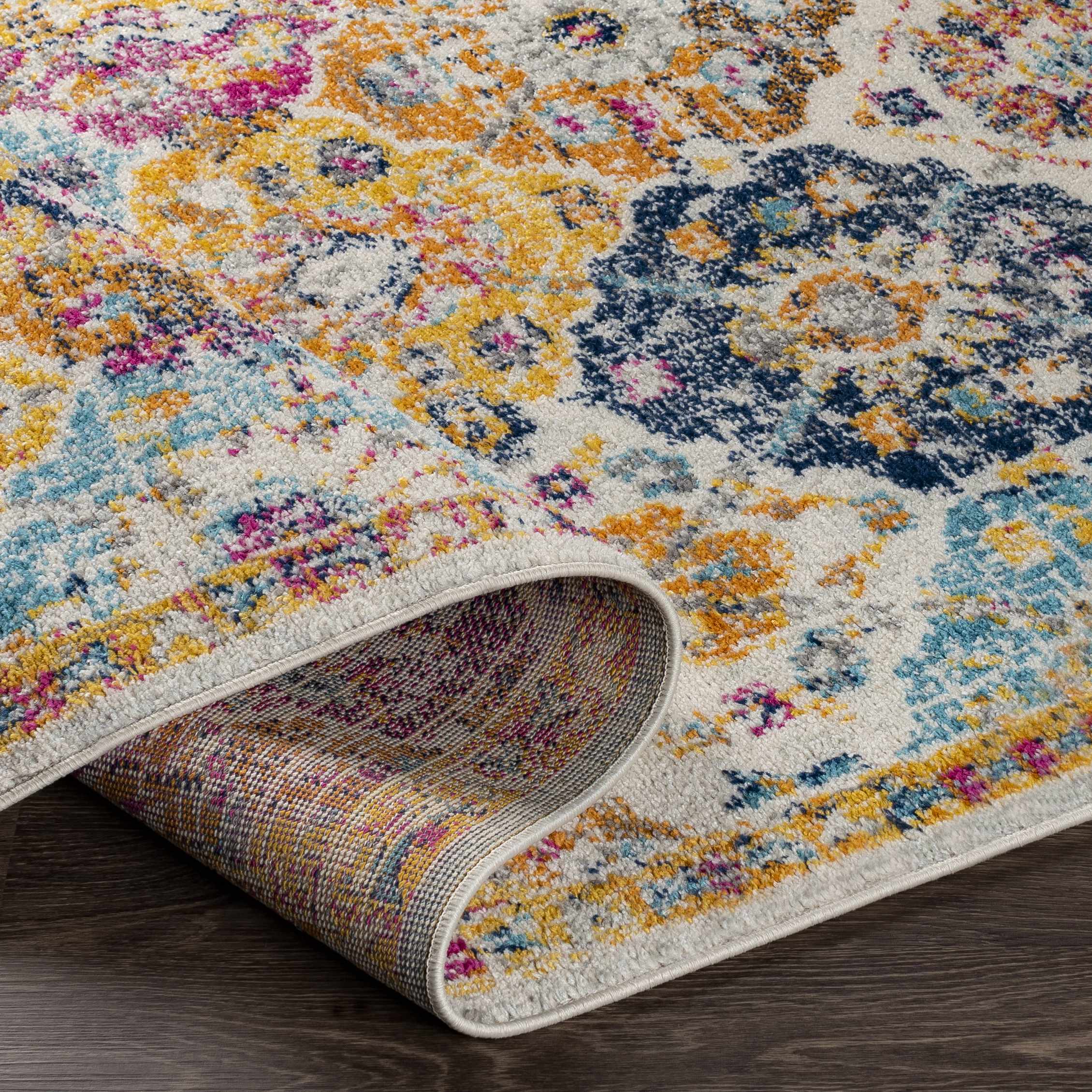 Custar Colorful Area Rug - Image 8