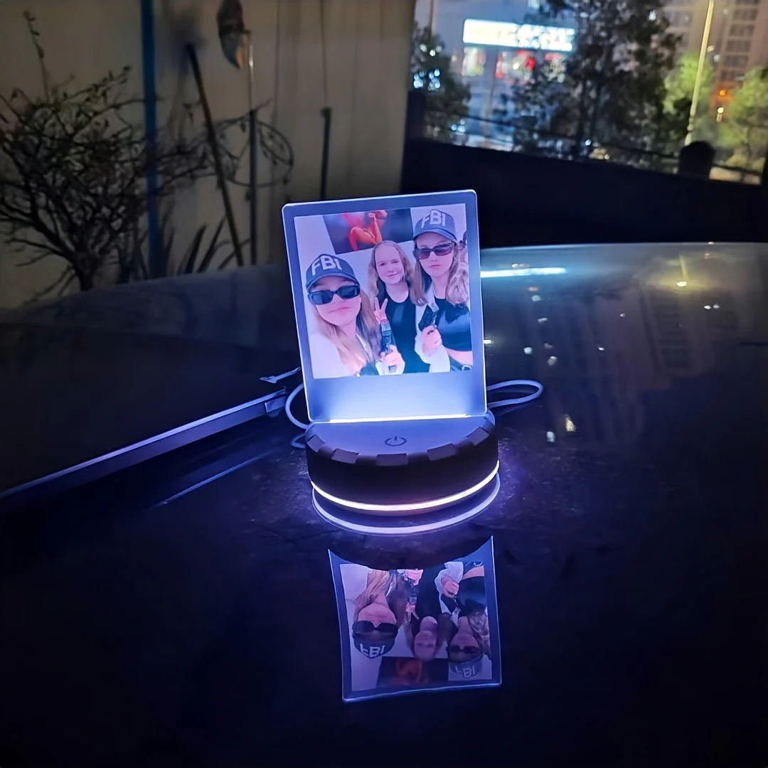 Custom Photo LED Night Light – Personalized Table Lamp Gift for Girlfriend or Women - Image 4