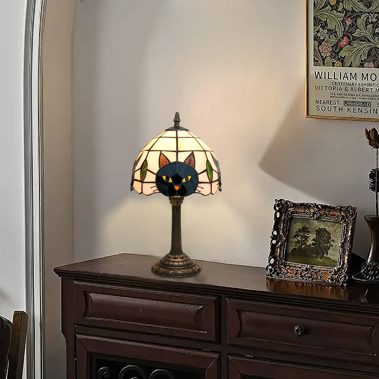 Cute Black Cat Table Lamp Night Light for Kids Bedroom Nursery Desk Decor - Image 2