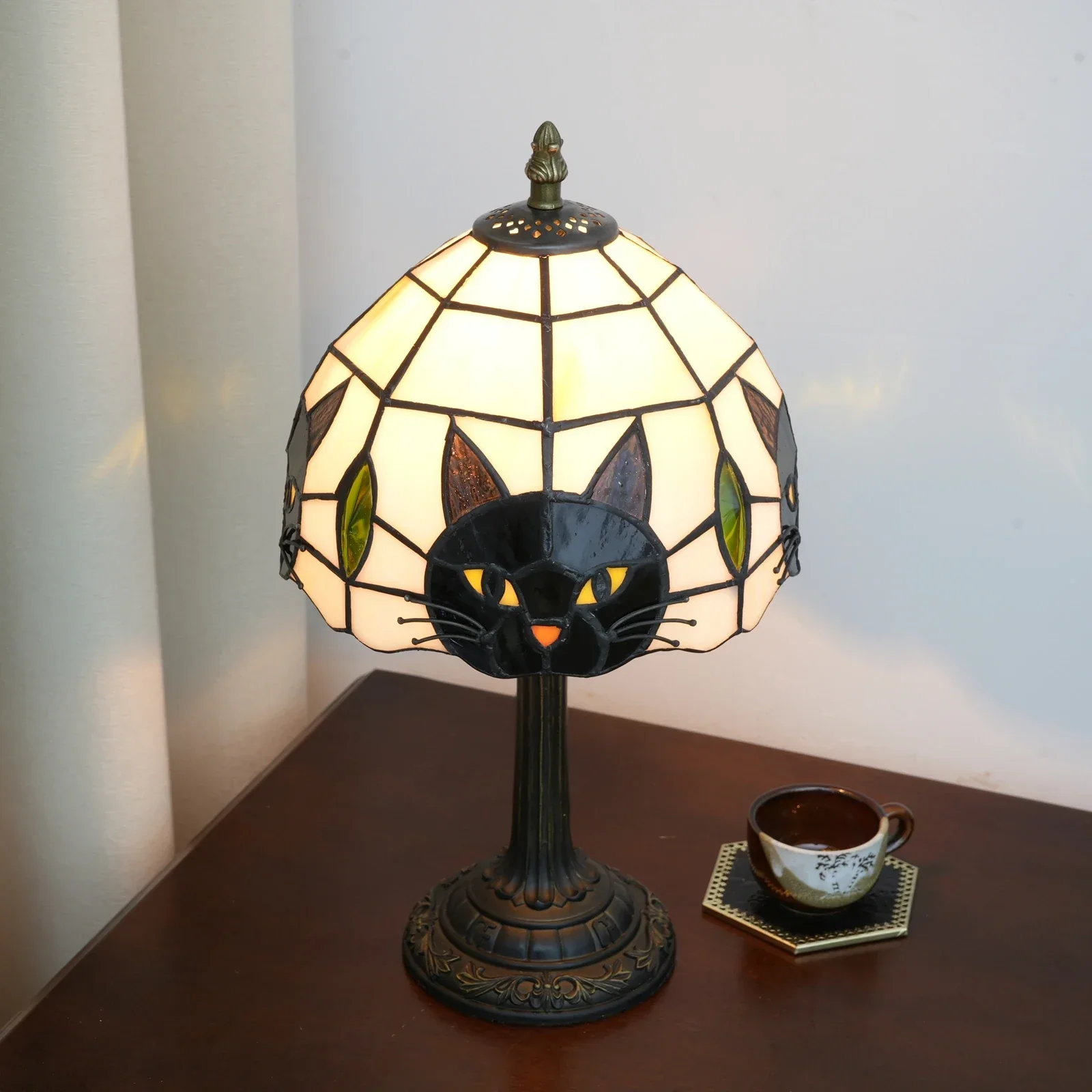 Cute Black Cat Table Lamp Night Light for Kids Bedroom Nursery Desk Decor - Image 6