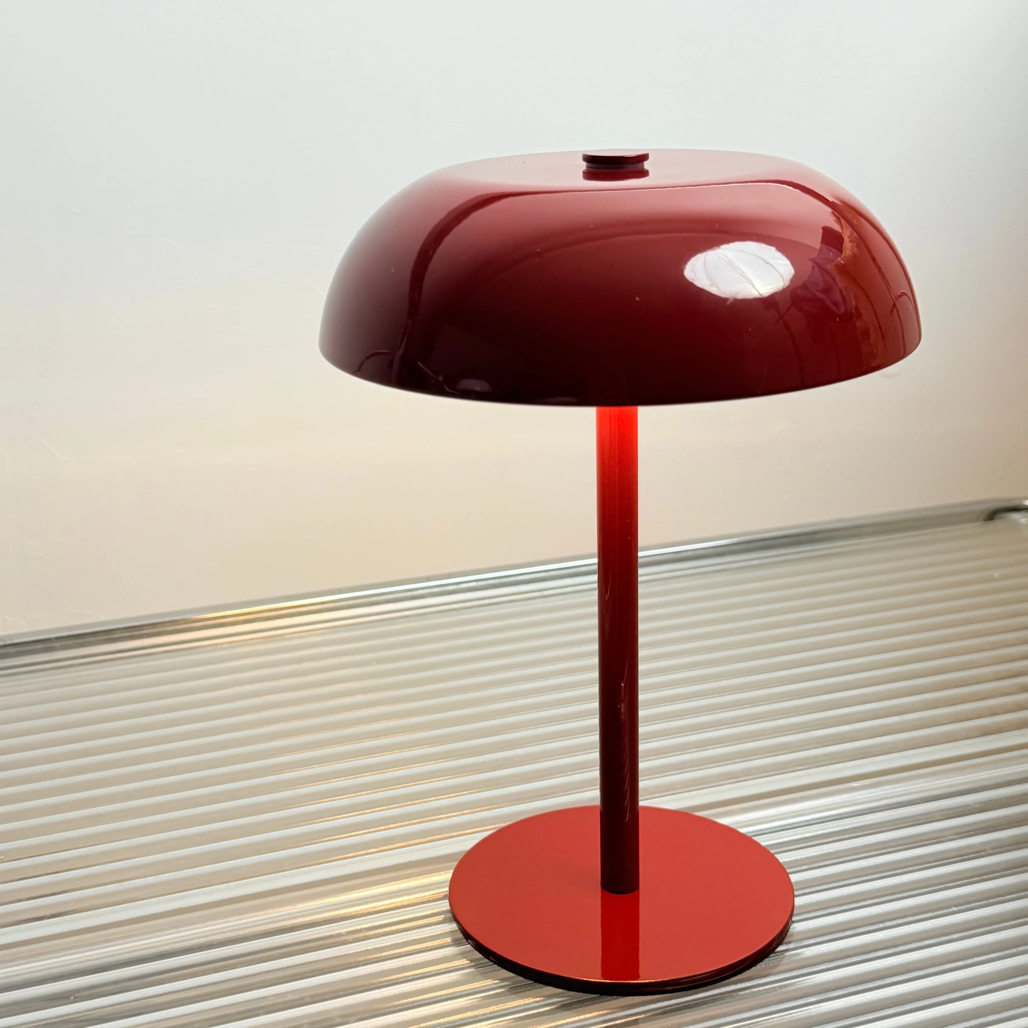 Cute Mushroom Table Lamp Touch Dimmable Rechargeable LED Bedside Night Light - Image 8