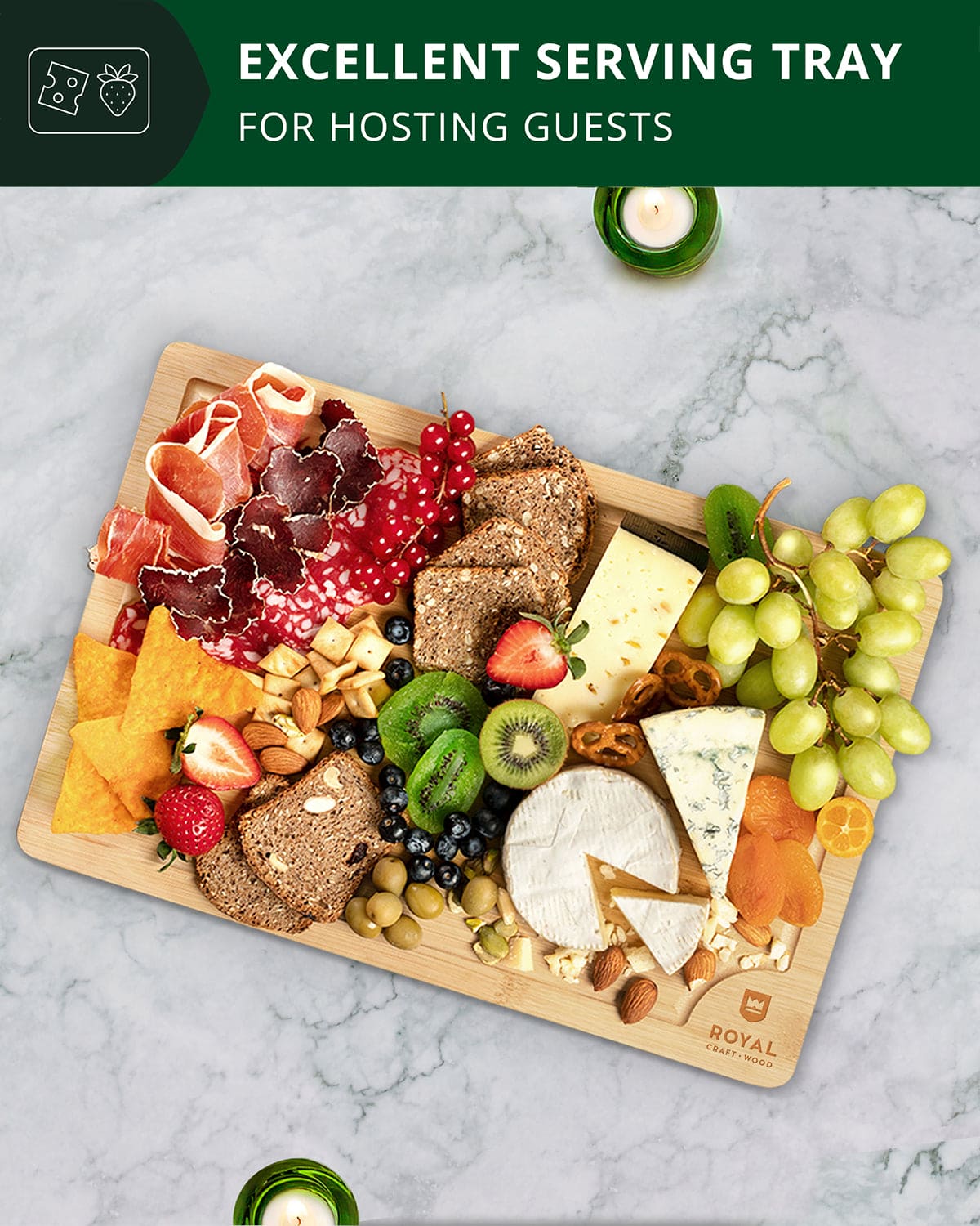 Cutting Board Large 15x10 by Royal Craft Wood - Image 6
