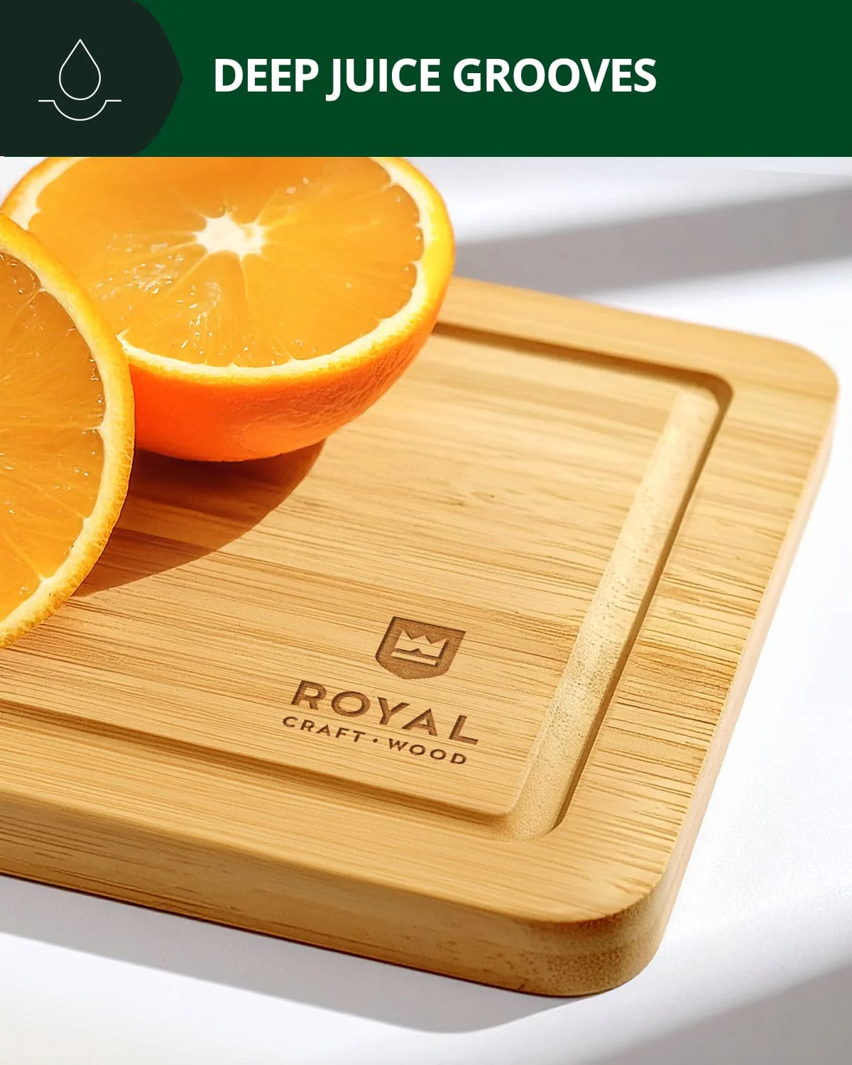 Cutting Board Set of 3, Bamboo - Image 6