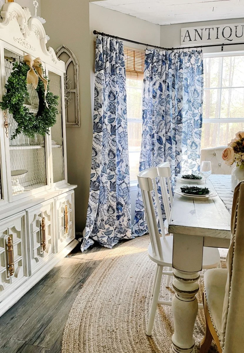 Cynthia Jacobean Light Filtering Window Curtain Set - Image 12