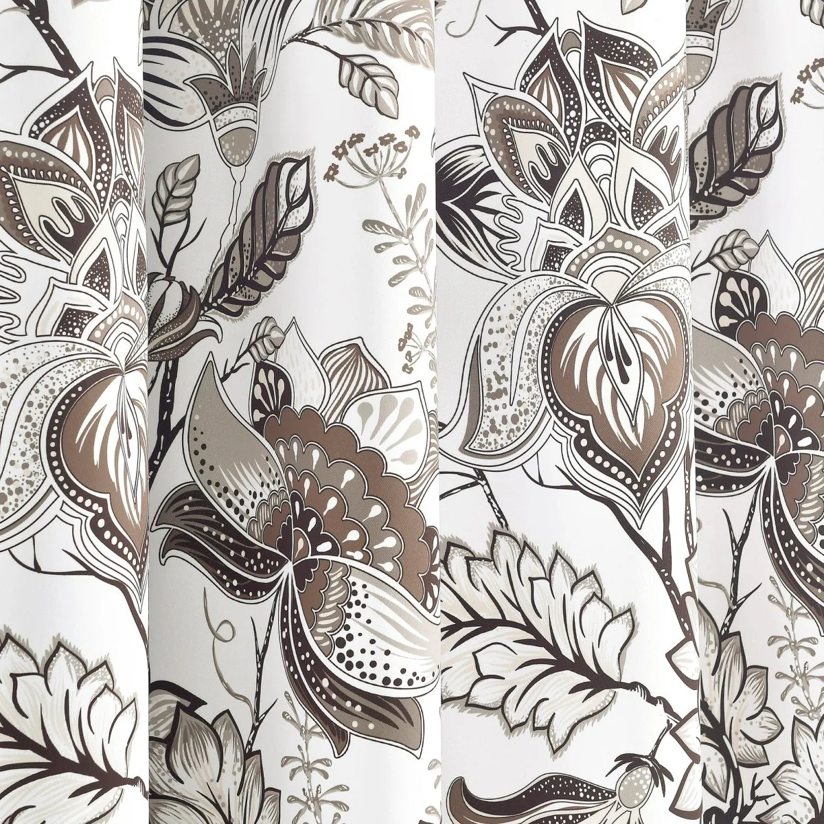 Cynthia Jacobean Light Filtering Window Curtain Set - Image 17