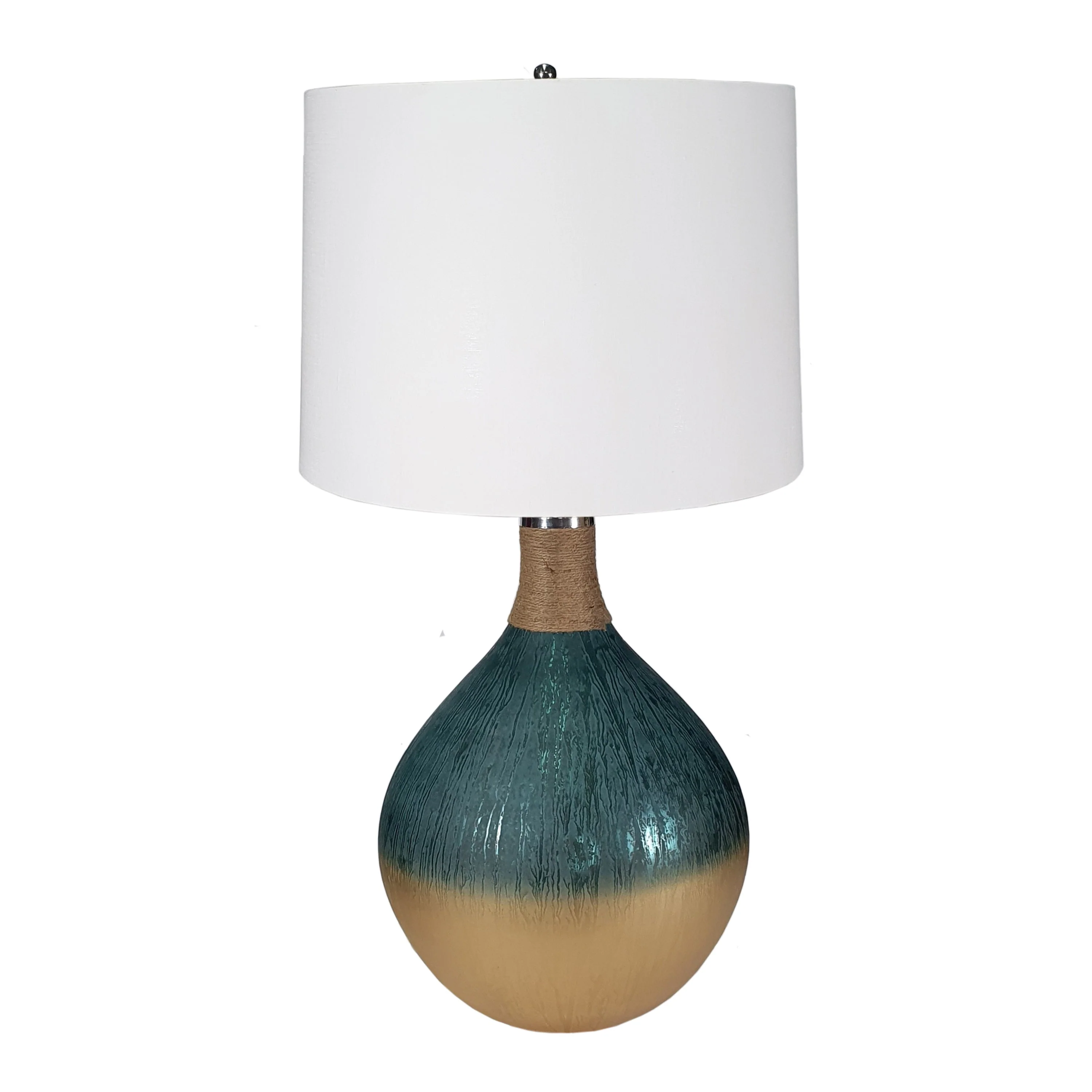 D16x28.5' Glass Table Lamp