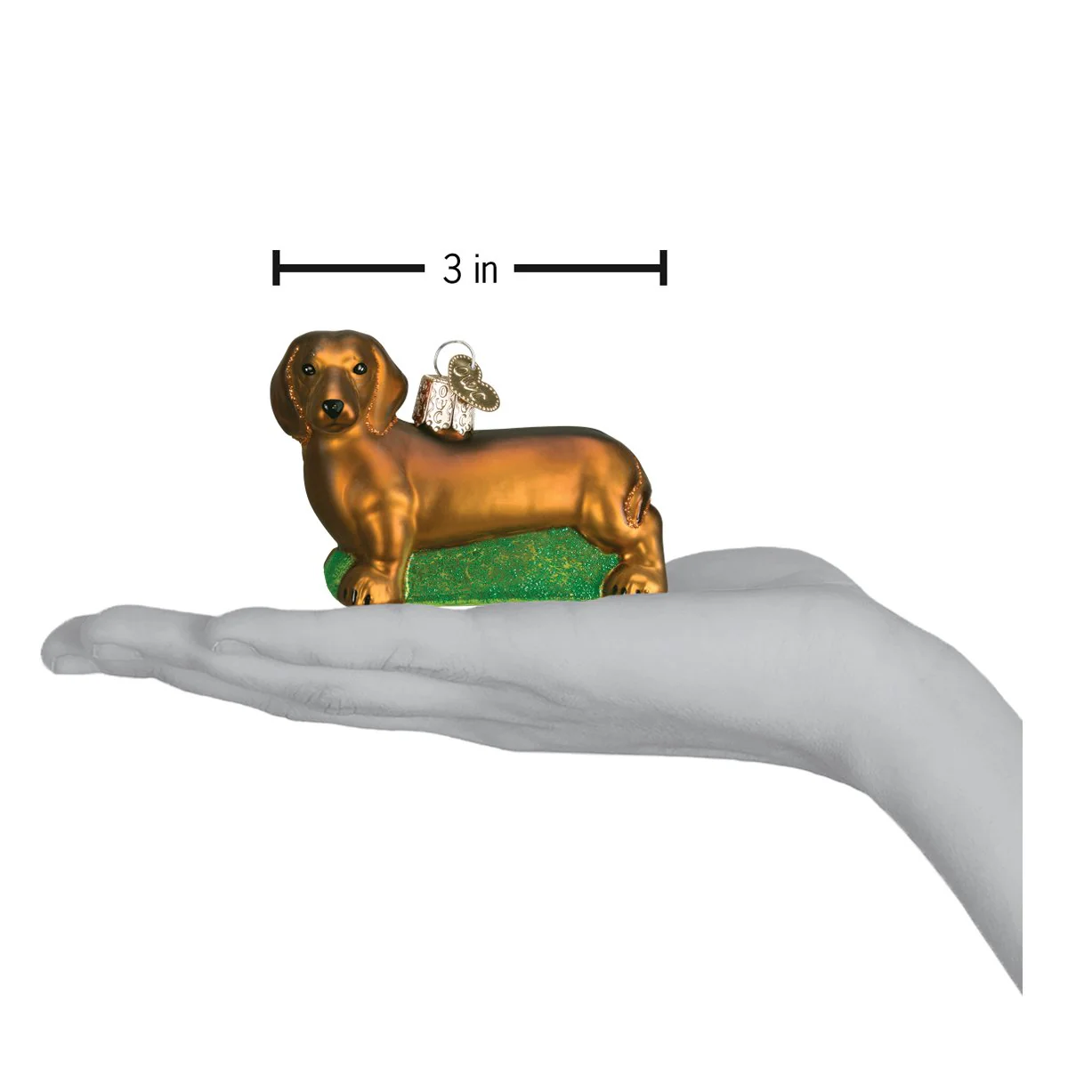 Dachshund Christmas Ornament 2 X 3 X 1.25 Inches - Image 6