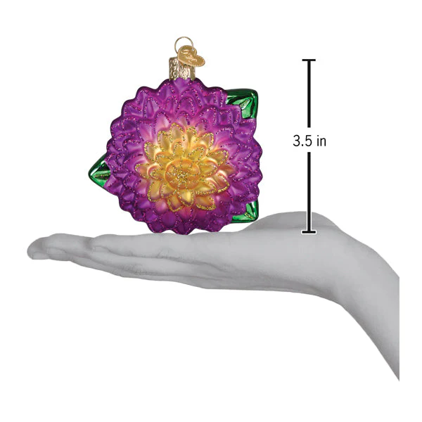 Dahlia Ornament by Old World Christmas - Image 5