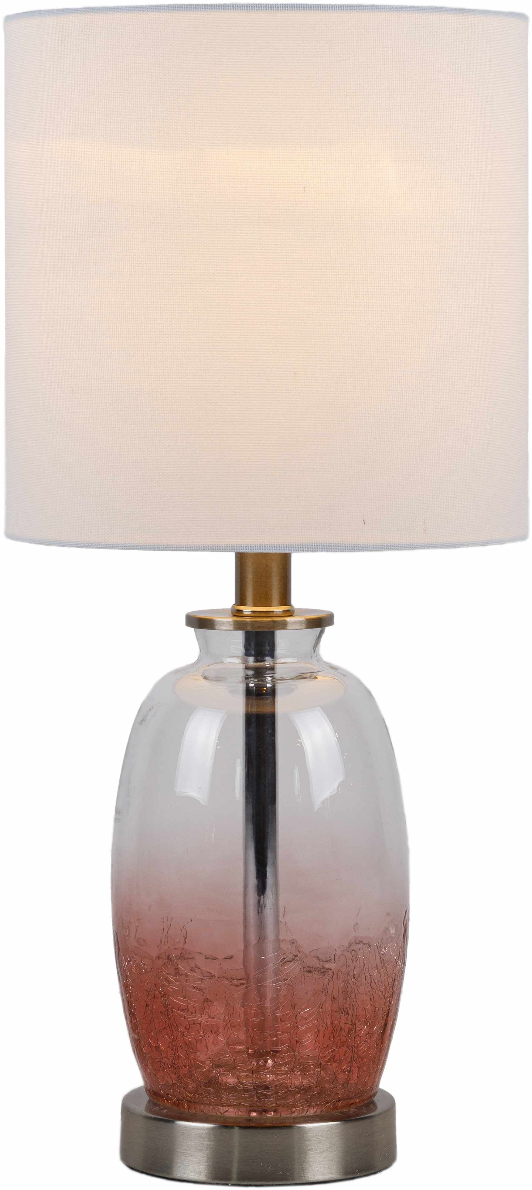Dalvey Rustic Brown Cylindrical Table Lamp - Image 4
