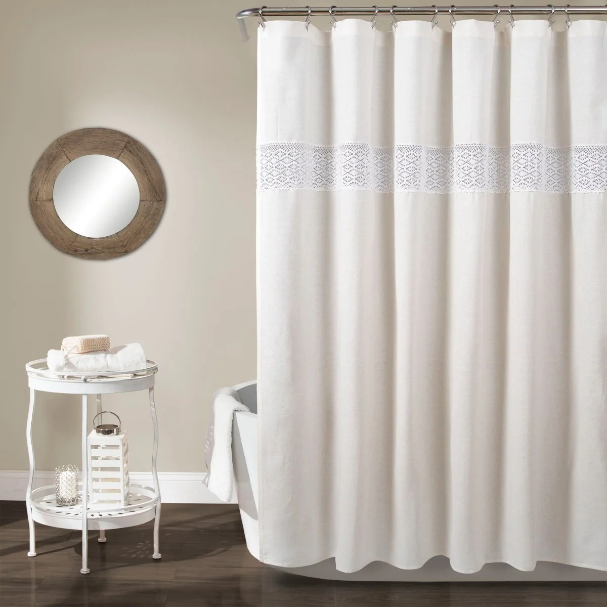 Dana Lace Shower Curtain - Image 2