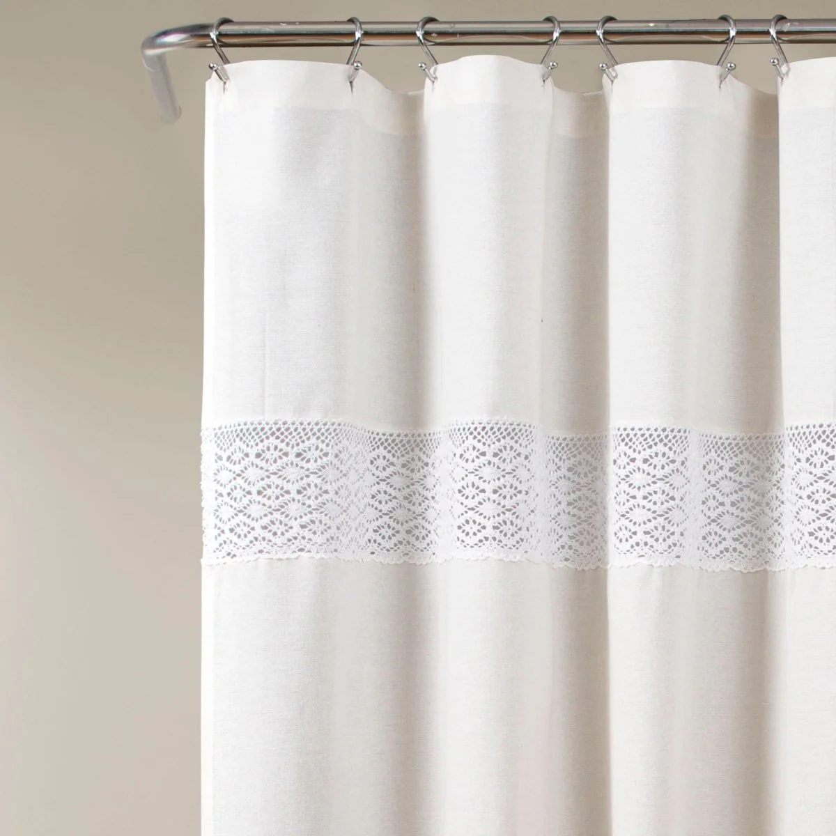 Dana Lace Shower Curtain - Image 4