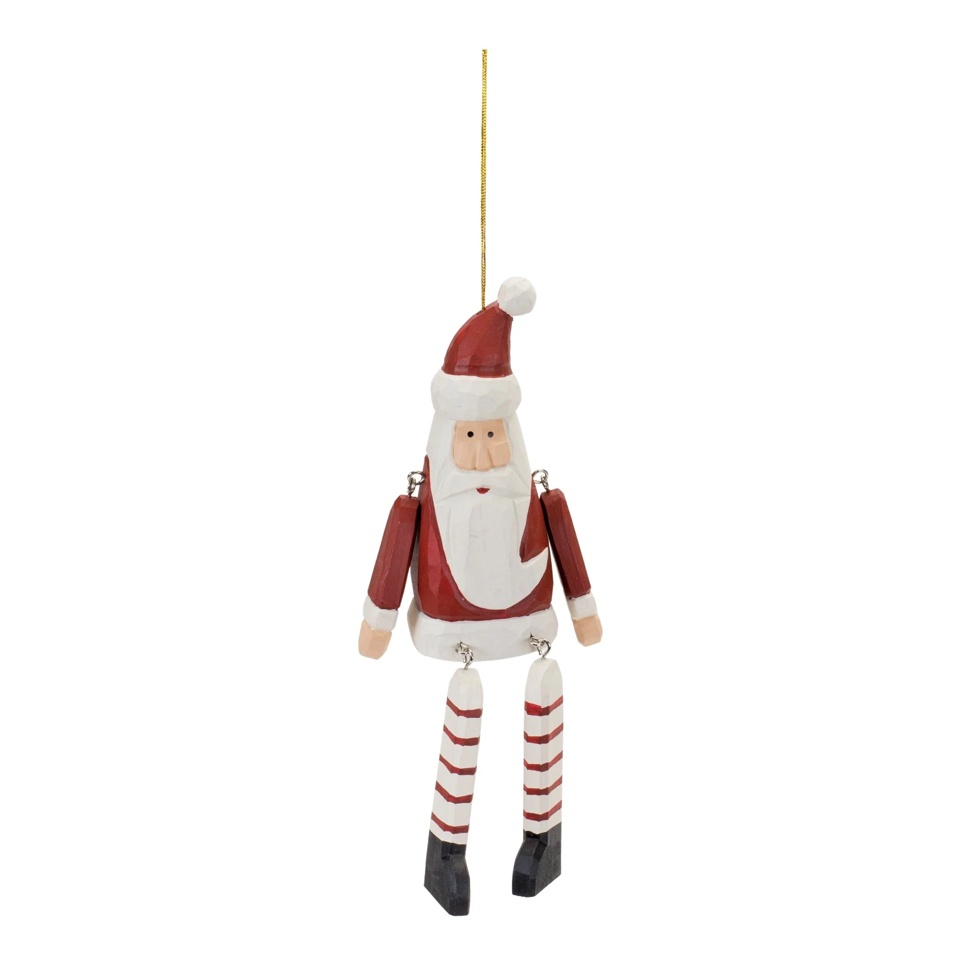 Dangle Santa Ornament (Set of 6) - Image 2