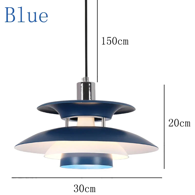 Danish UFO Pendant Ceiling Light – E27 Hanging Lamp for Bedroom & Dining Room - Image 10