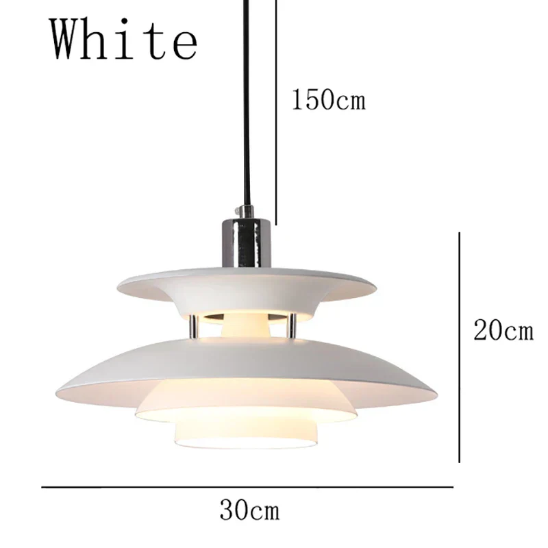 Danish UFO Pendant Ceiling Light – E27 Hanging Lamp for Bedroom & Dining Room - Image 11