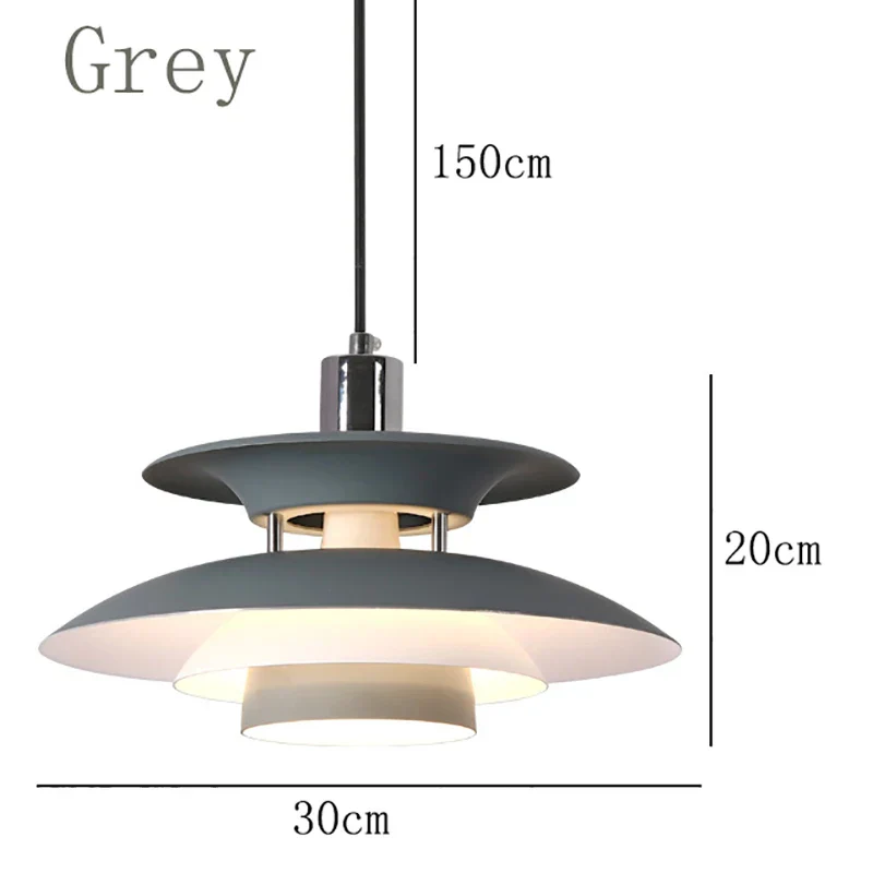 Danish UFO Pendant Ceiling Light – E27 Hanging Lamp for Bedroom & Dining Room - Image 13