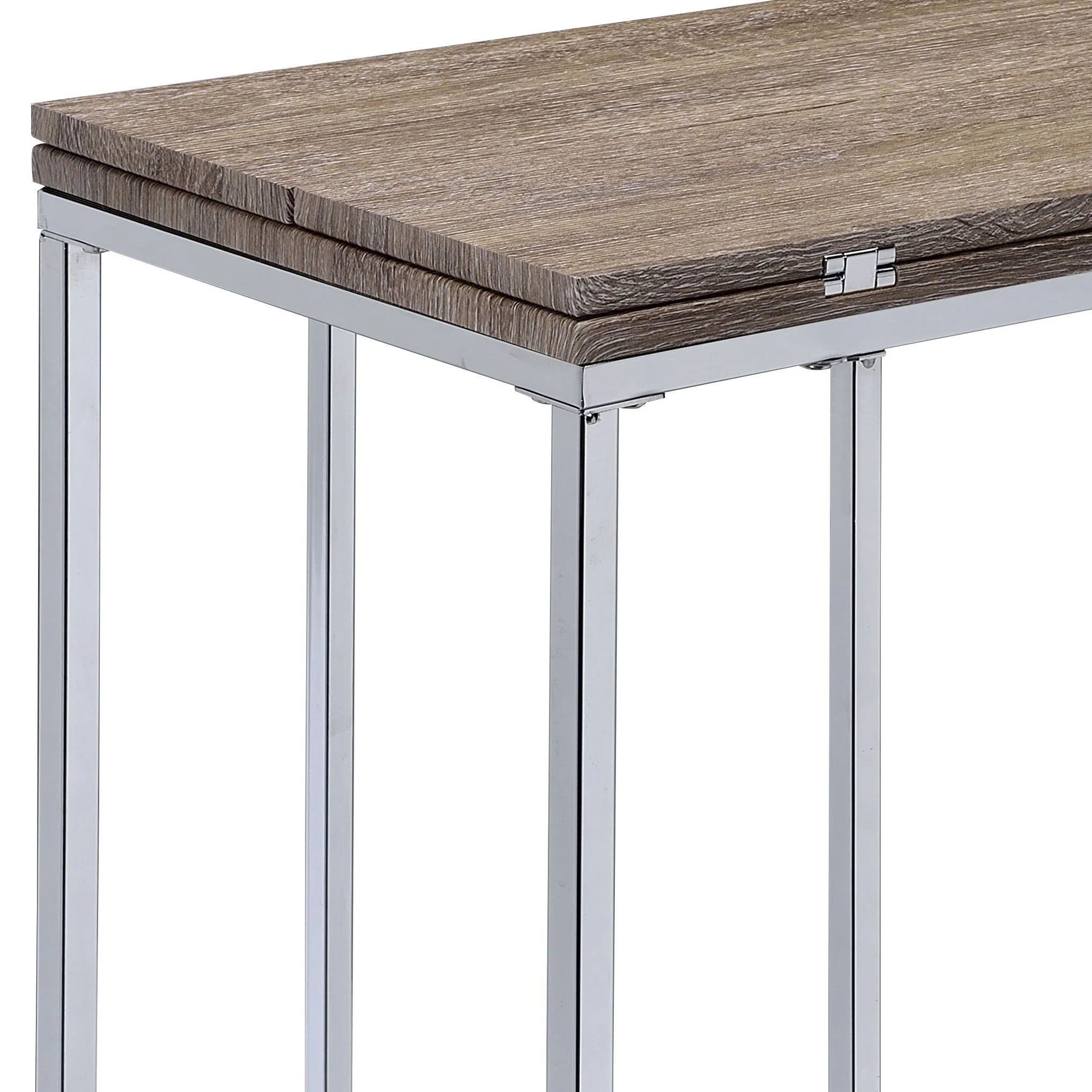Danson - Weathered Accent Table - Oak - Image 2