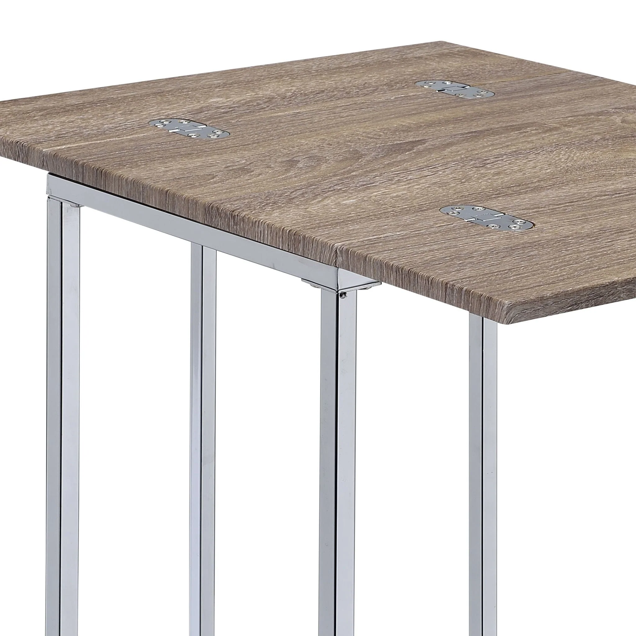 Danson - Weathered Accent Table - Oak - Image 3