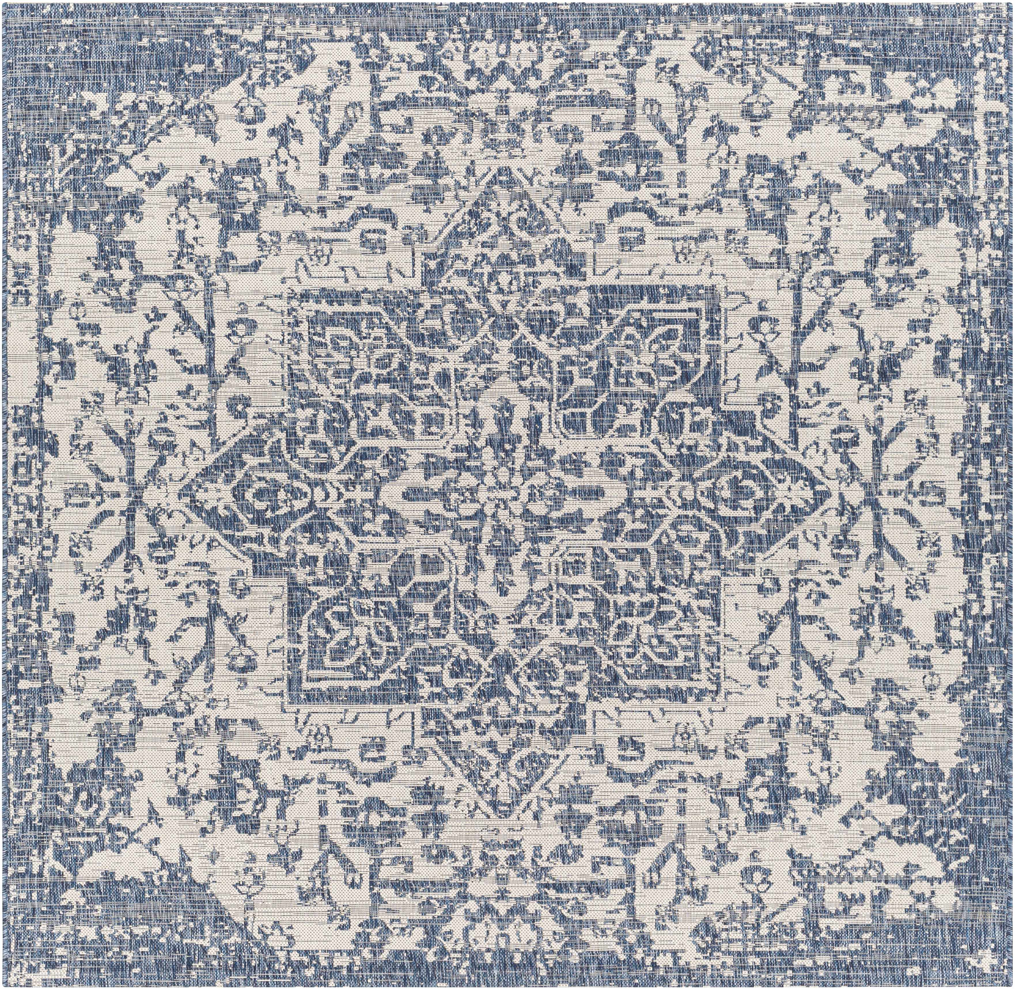Dark Blue Kilmacolm Indoor & Outdoor Area Rug - Clearance - Image 4