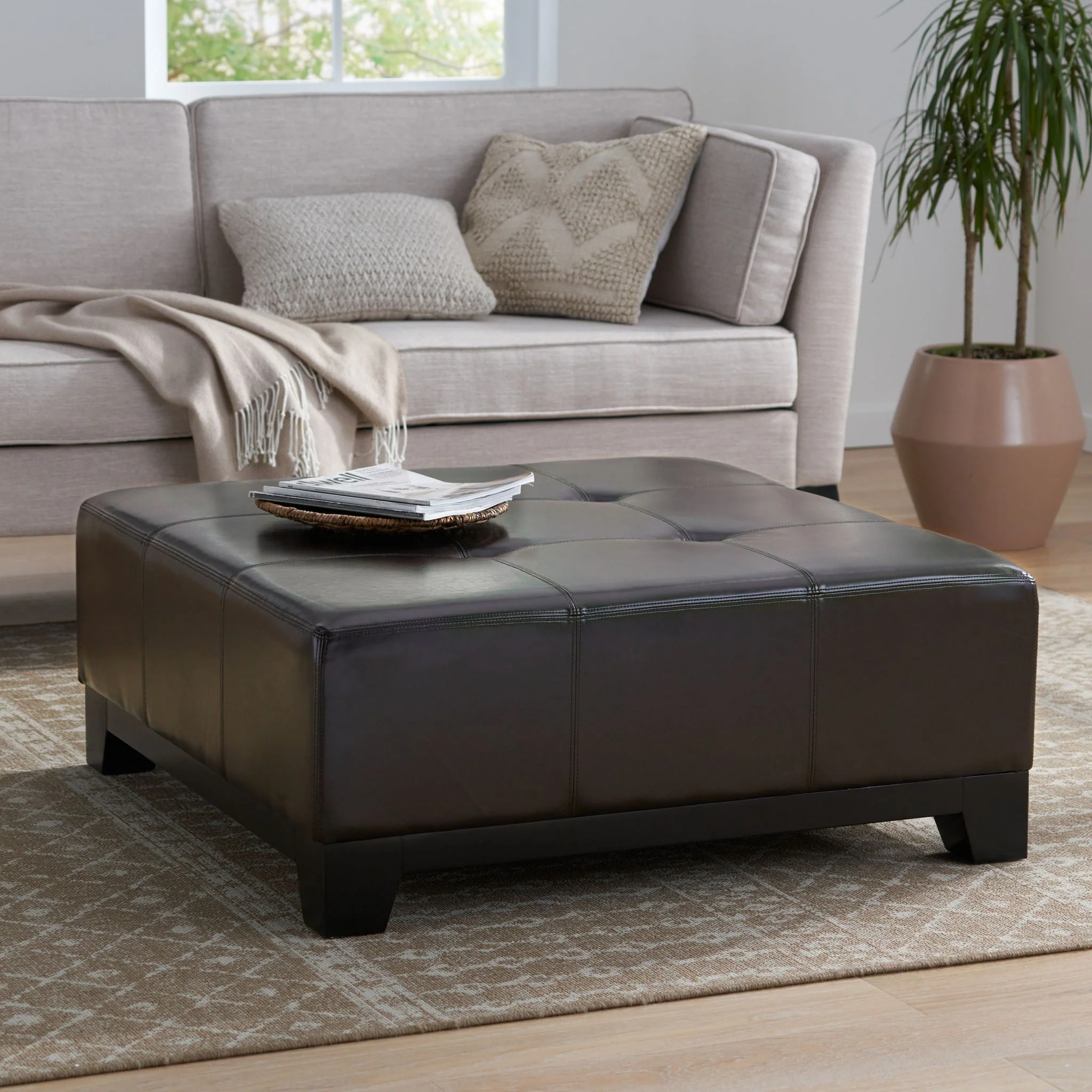 Darlington - Ottoman Coffee Table - Espresso Brown - Image 2