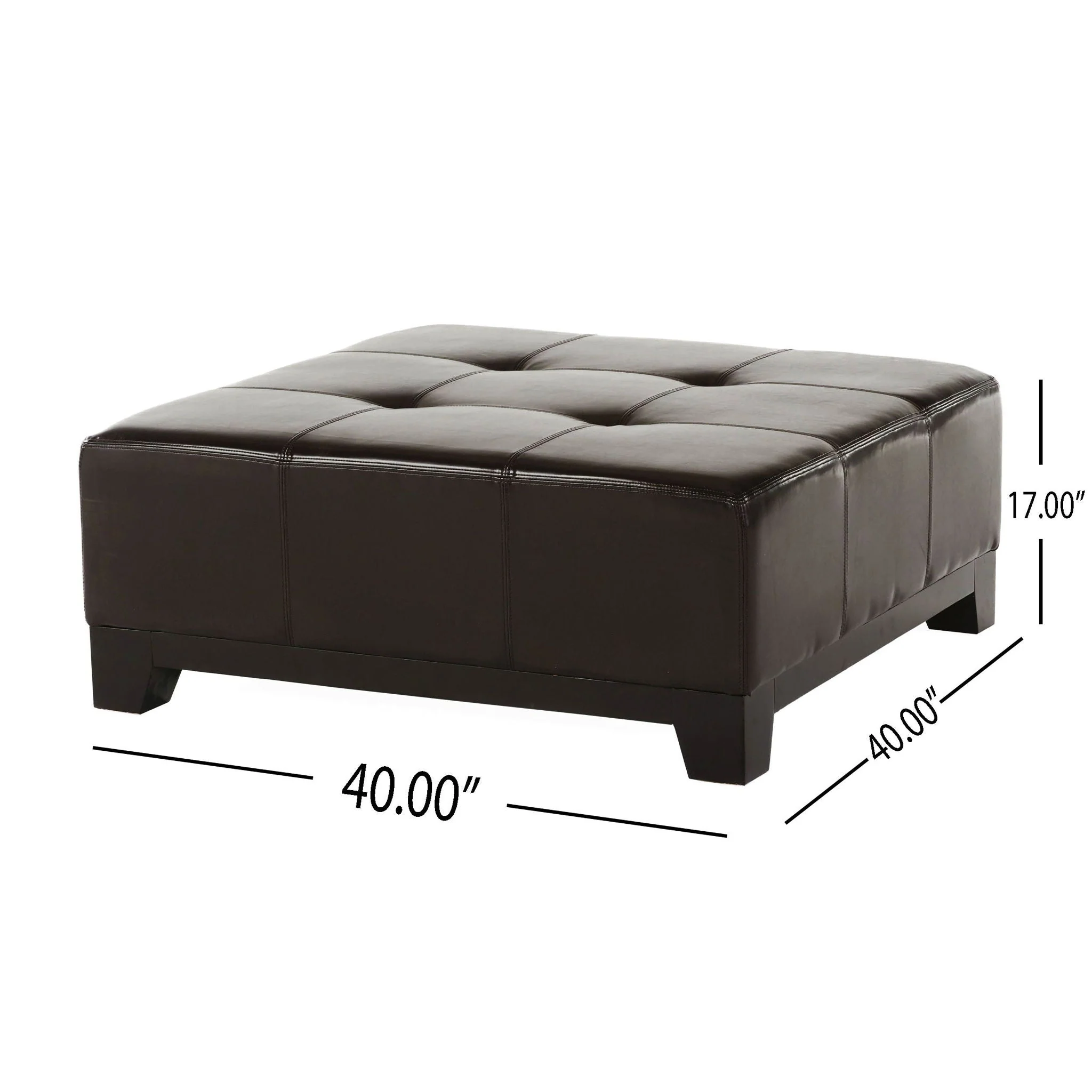 Darlington - Ottoman Coffee Table - Espresso Brown - Image 4