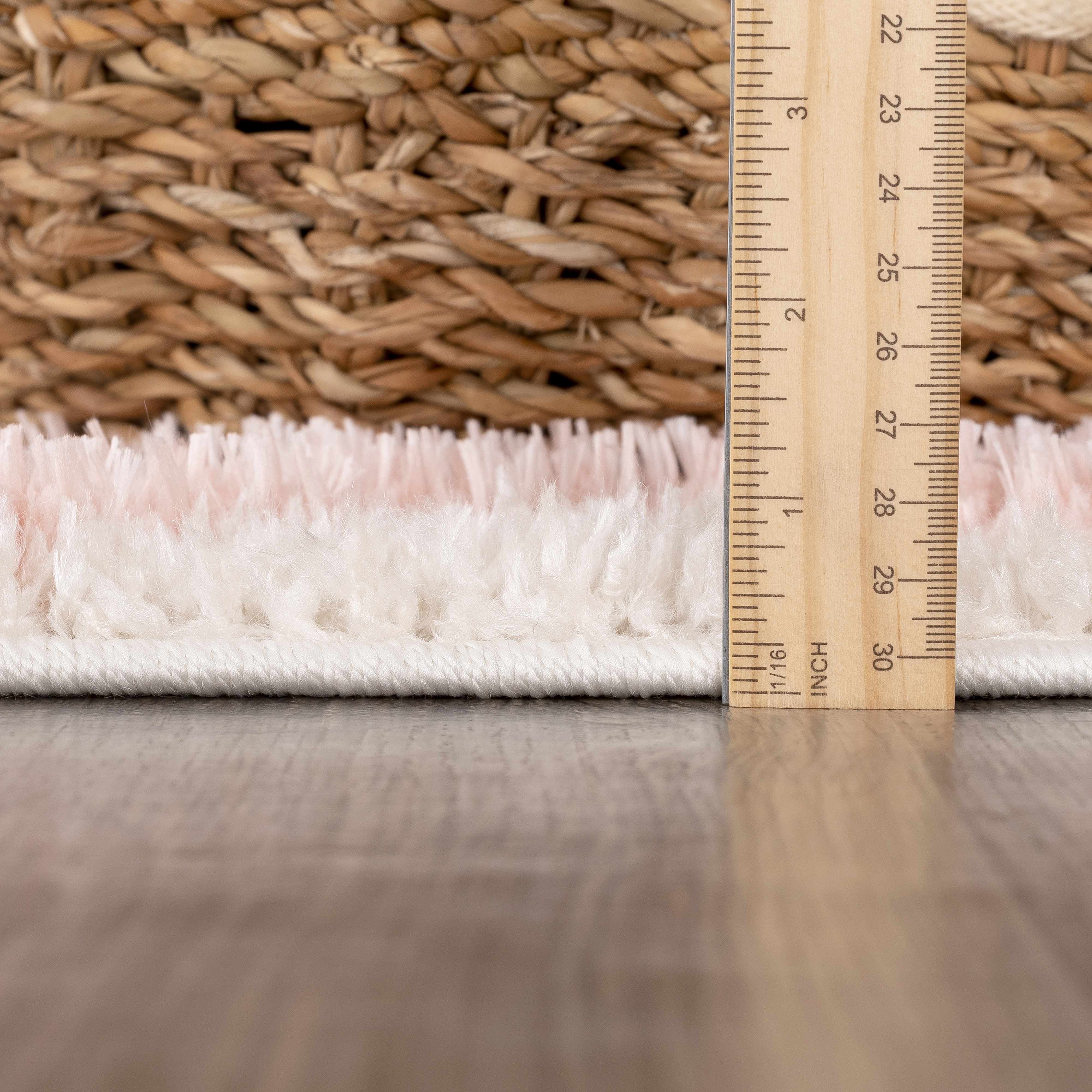 Darva Pink Plush Area Carpet - Image 13