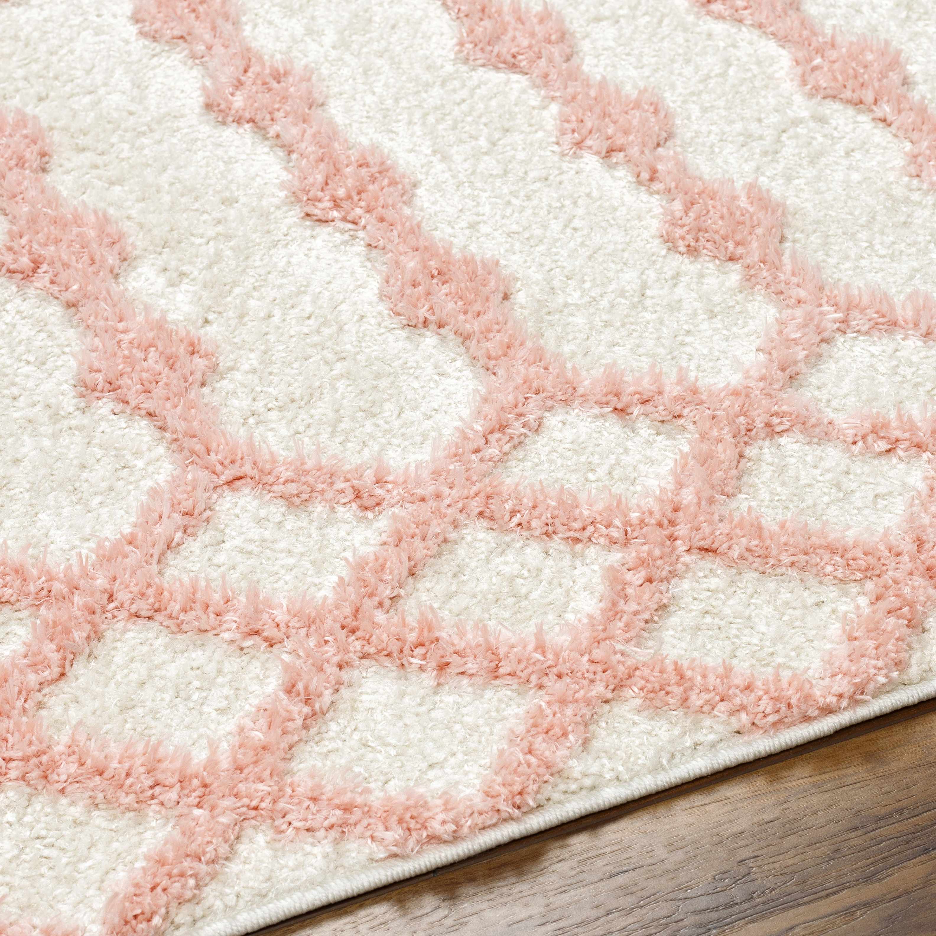 Darva Pink Plush Area Carpet - Image 14
