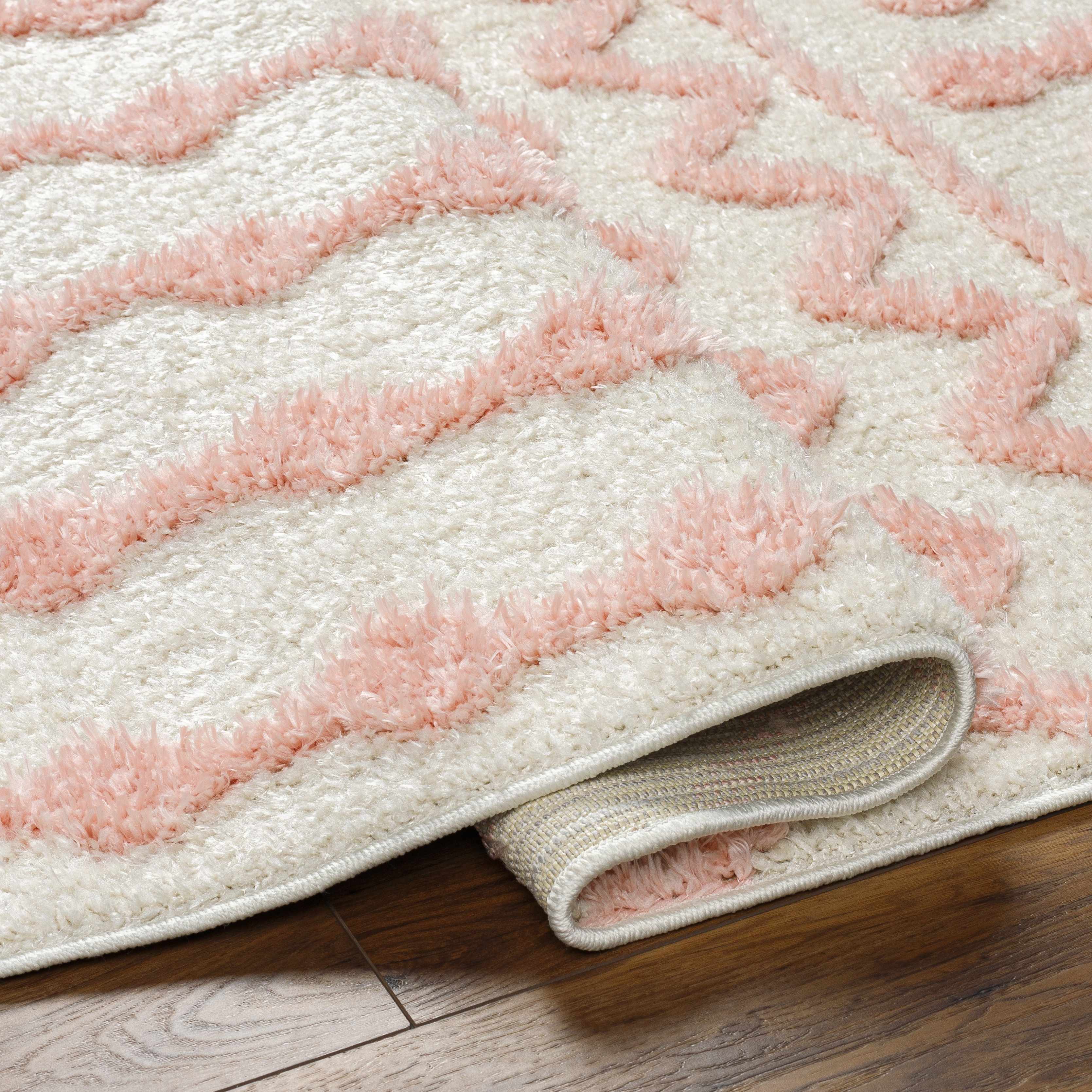 Darva Pink Plush Area Carpet - Image 20