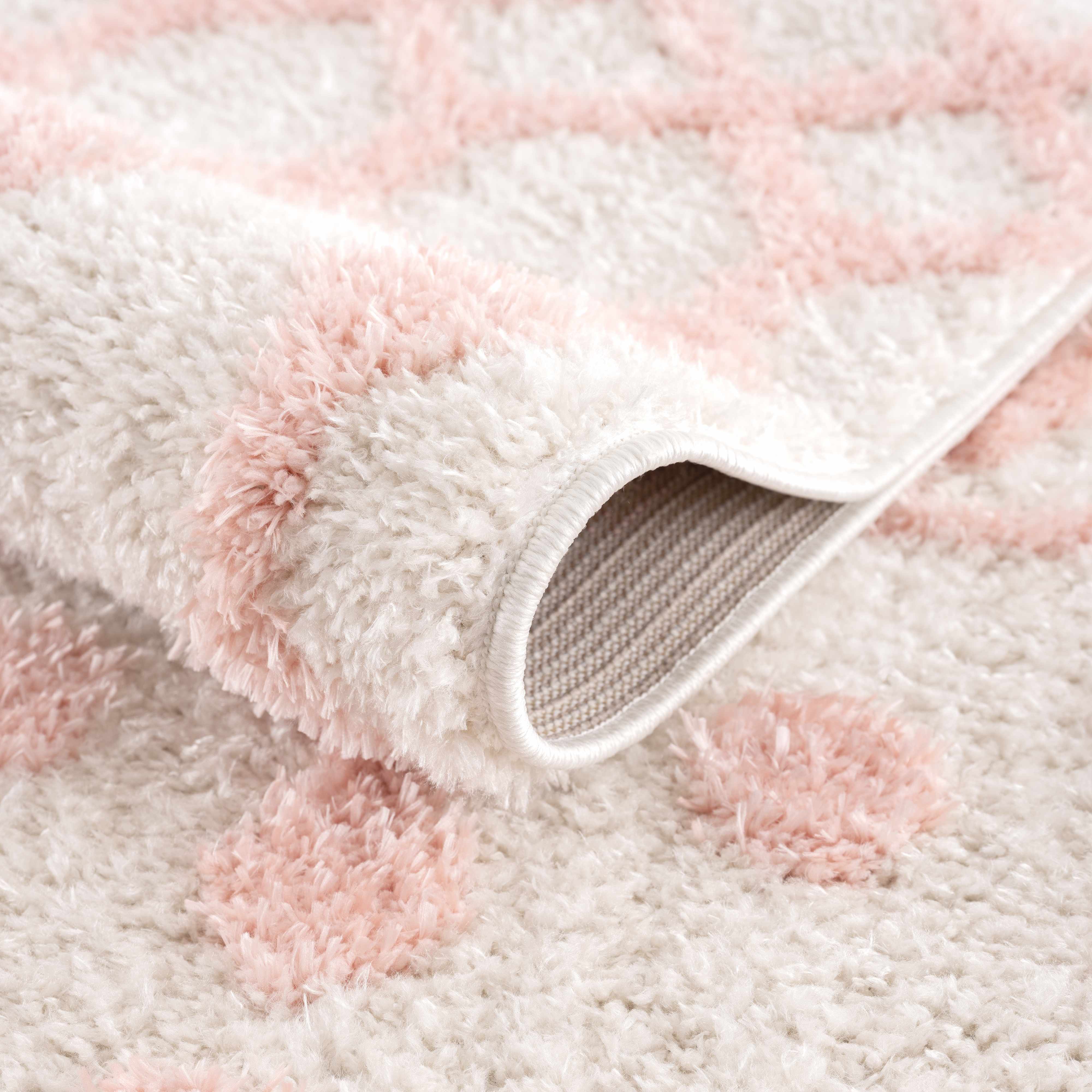 Darva Pink Plush Area Carpet - Image 7