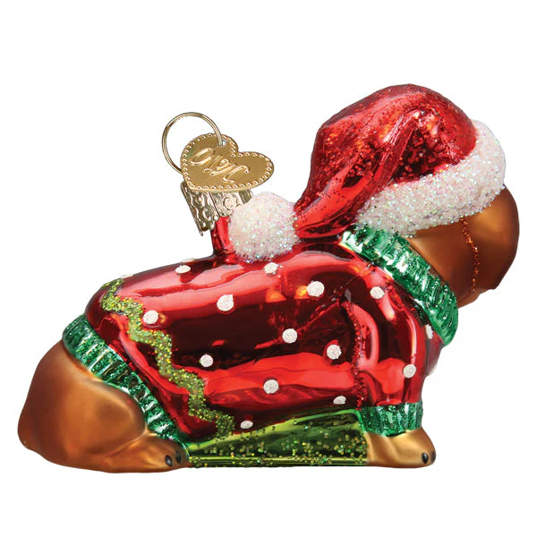 Dashing Dachshund Puppy Ornament - Image 4