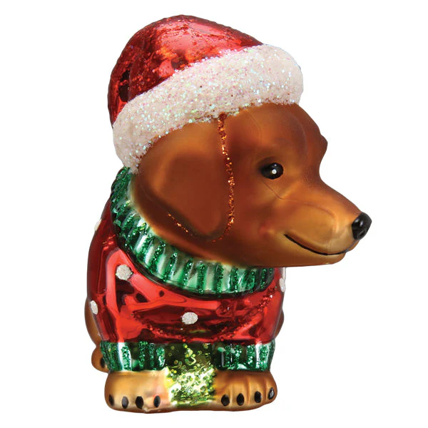 Dashing Dachshund Puppy Ornament - Image 5