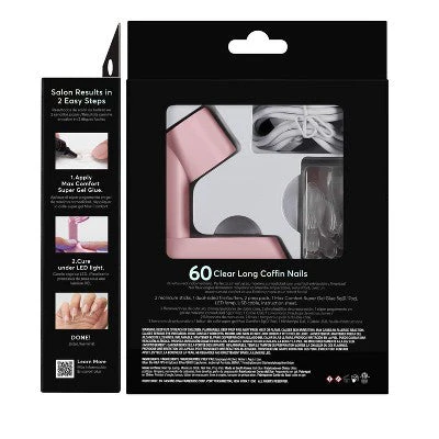 Dashing Diva Gel Xtend Fake Nails Starter Kit Medium Round 30ct - New - Image 4