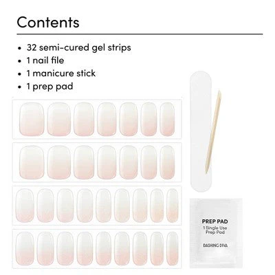 Dashing Diva Glaze Semi-Cured Gel Nail Polish Strips 32ct - Image 3