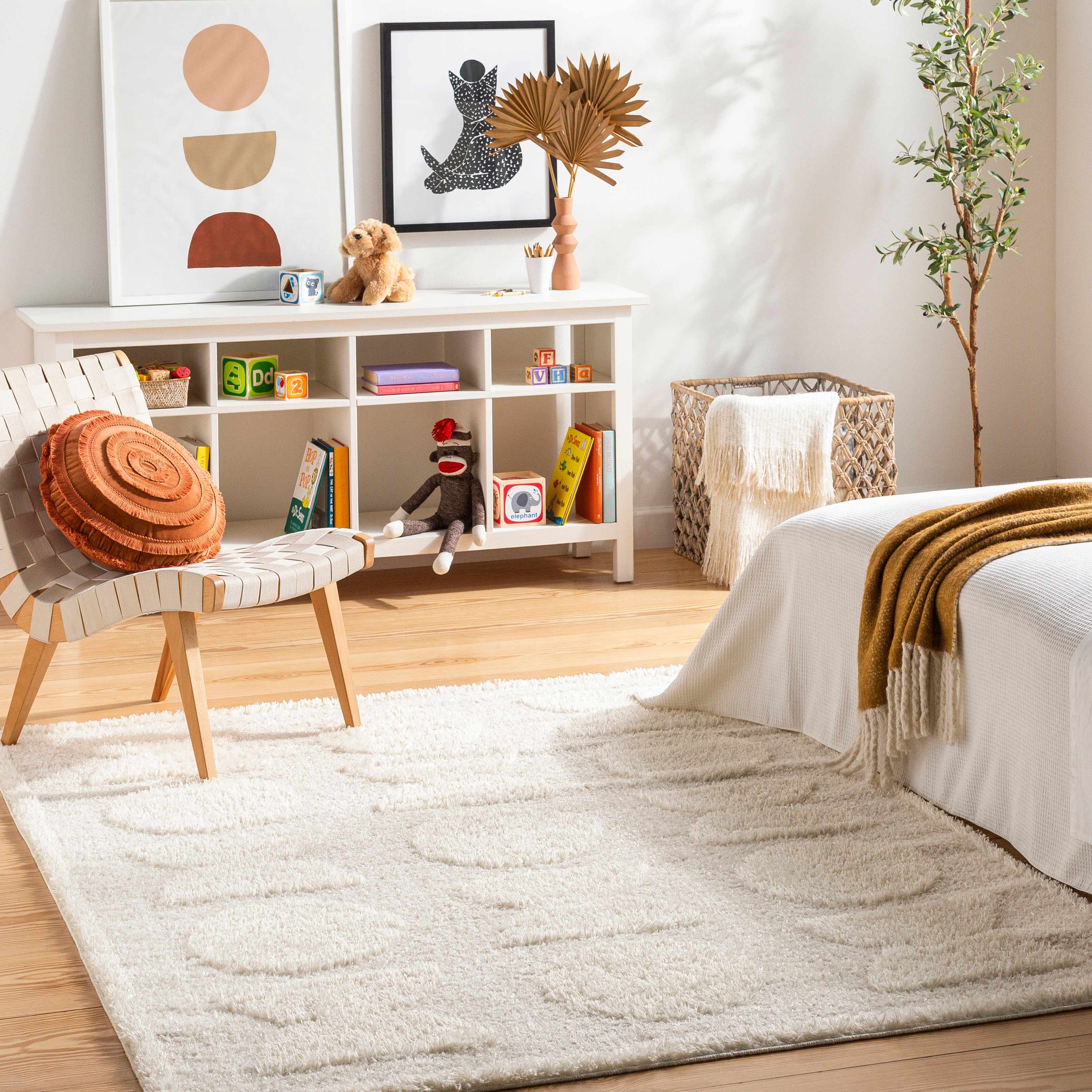 Dason Cream Area Rug - Clearance - Image 2