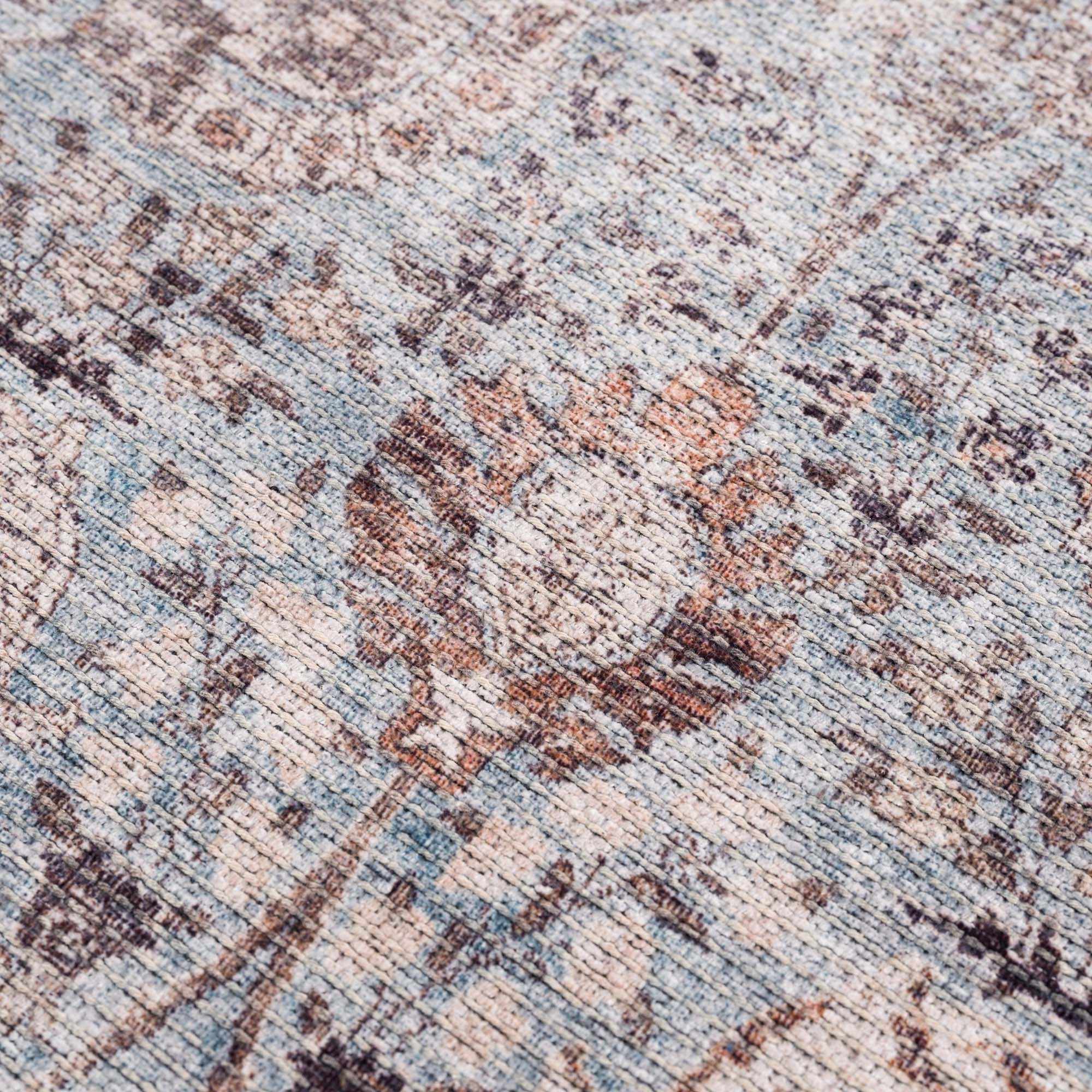 Dauis Blue Persian Style Washable Rug - Promo - Image 12