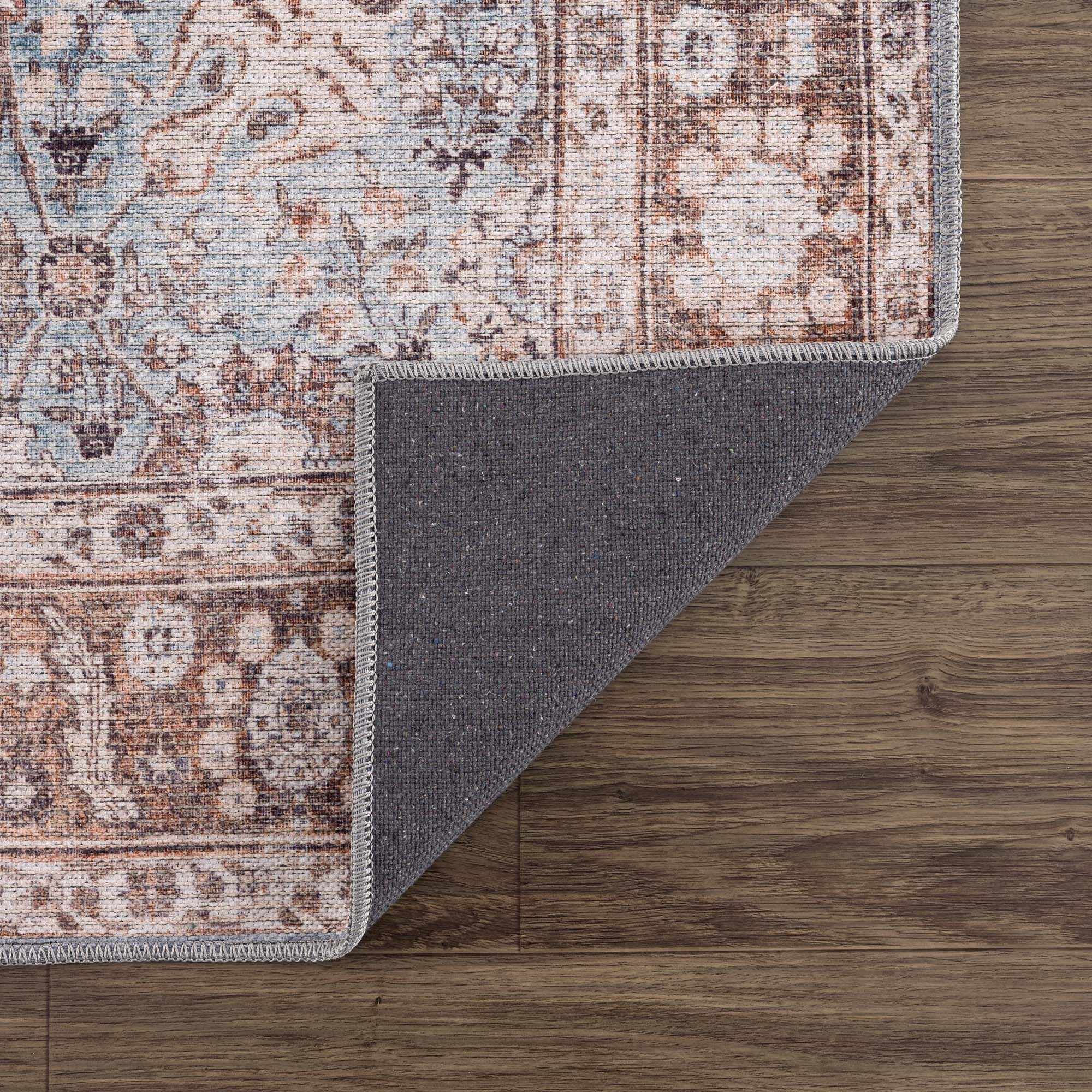 Dauis Blue Persian Style Washable Rug - Promo - Image 5