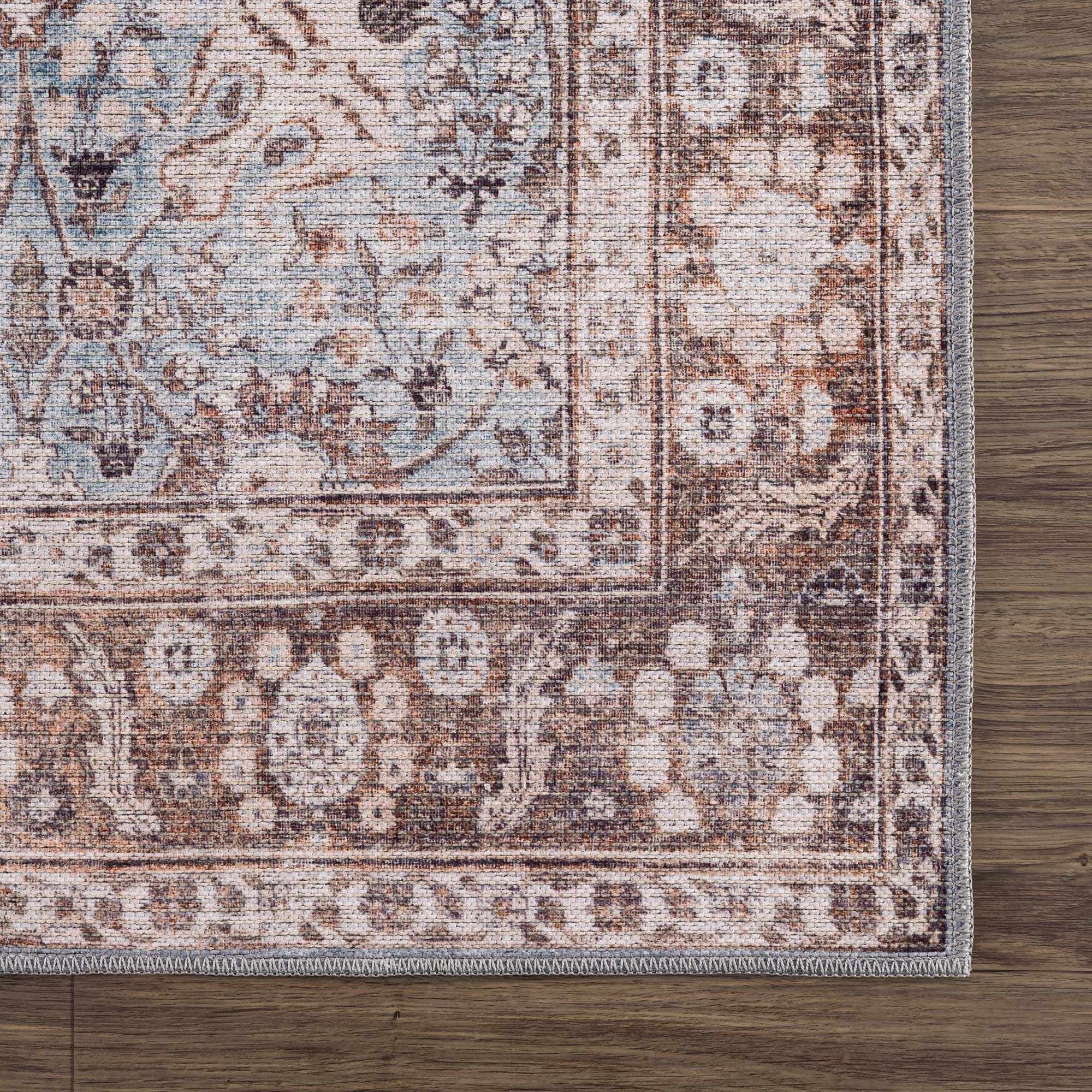 Dauis Blue Persian Style Washable Rug - Promo - Image 8