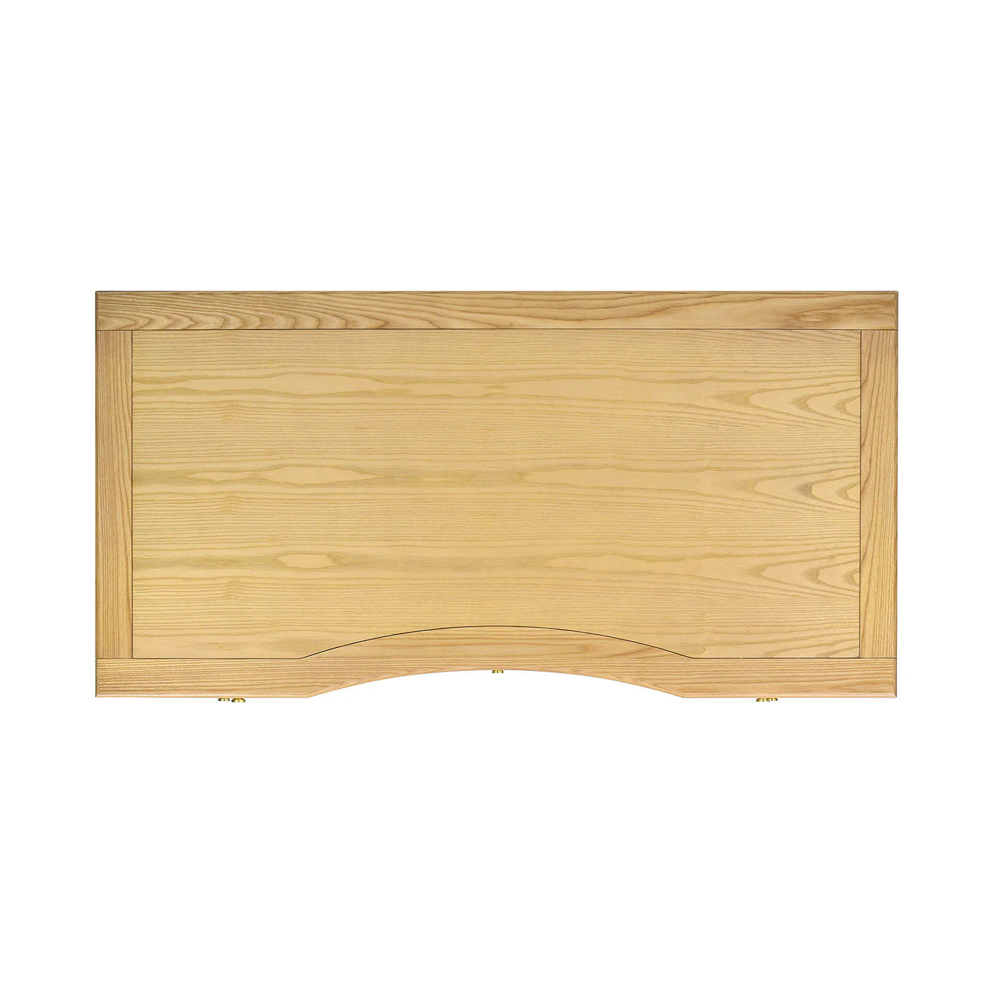 Dauphin Gold Accent 5-Drawer Wood Executive Desk - Image 9