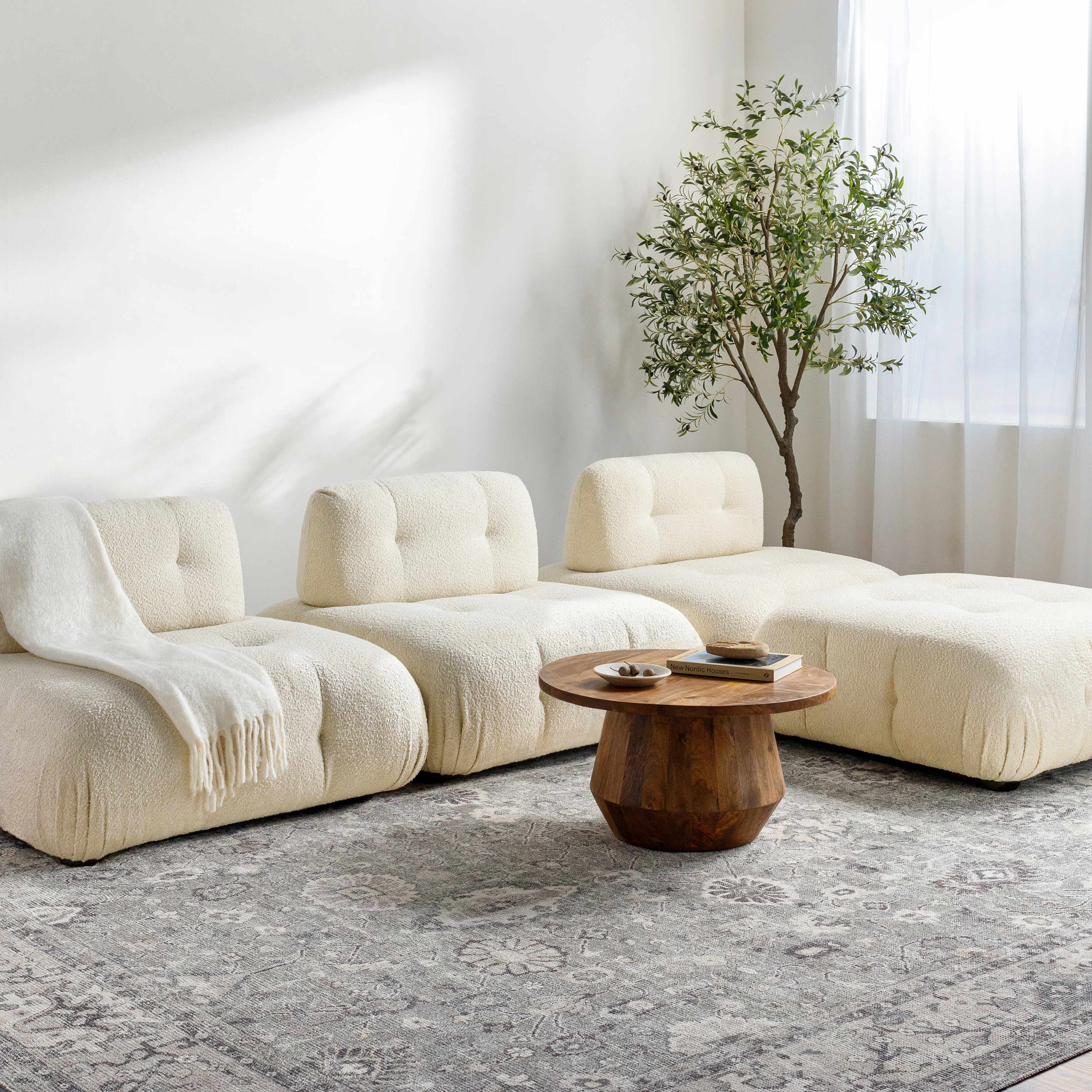 Davina Damask Light Gray - Livabliss x Becki Owens - Image 5