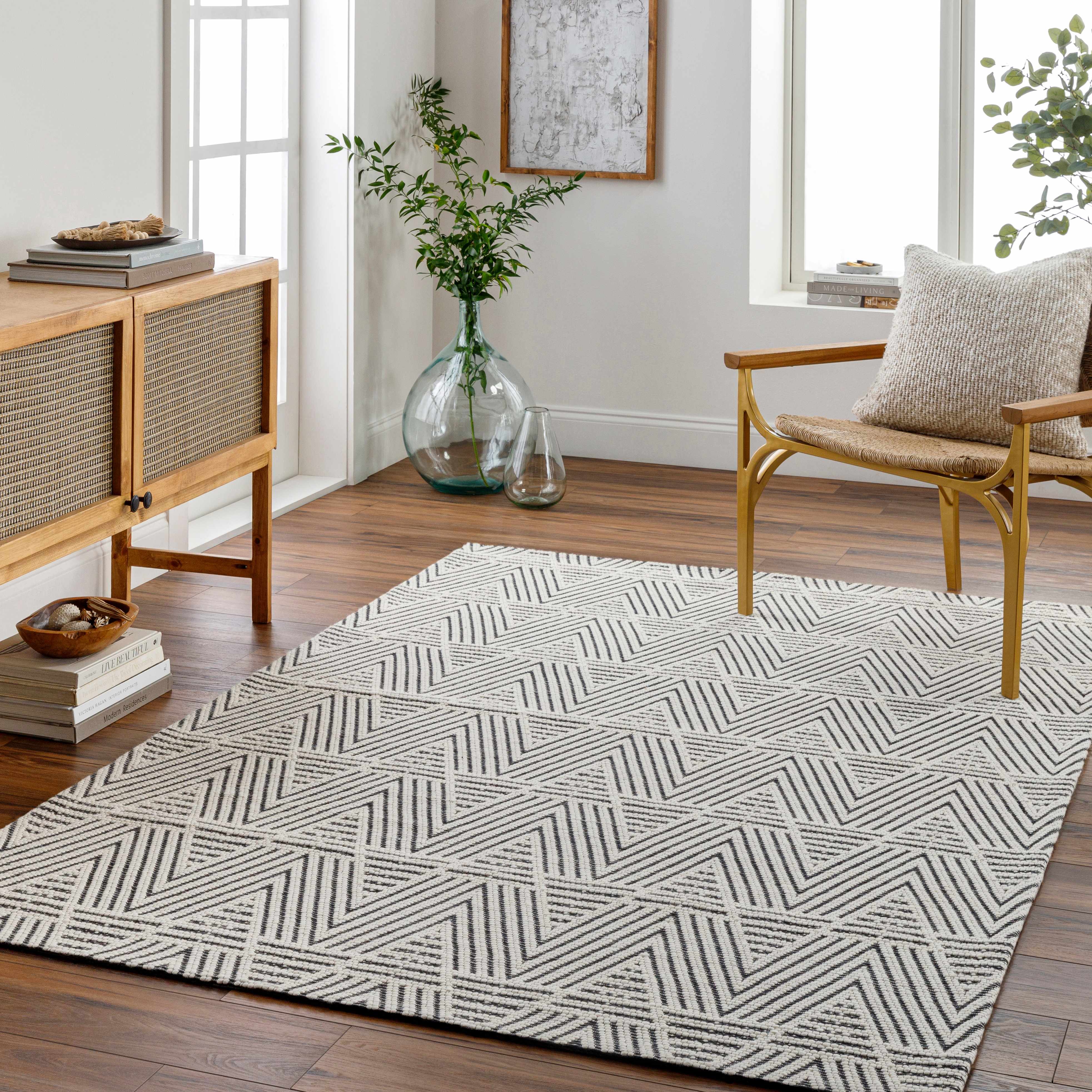 Dawid Wool Area Rug - Image 2
