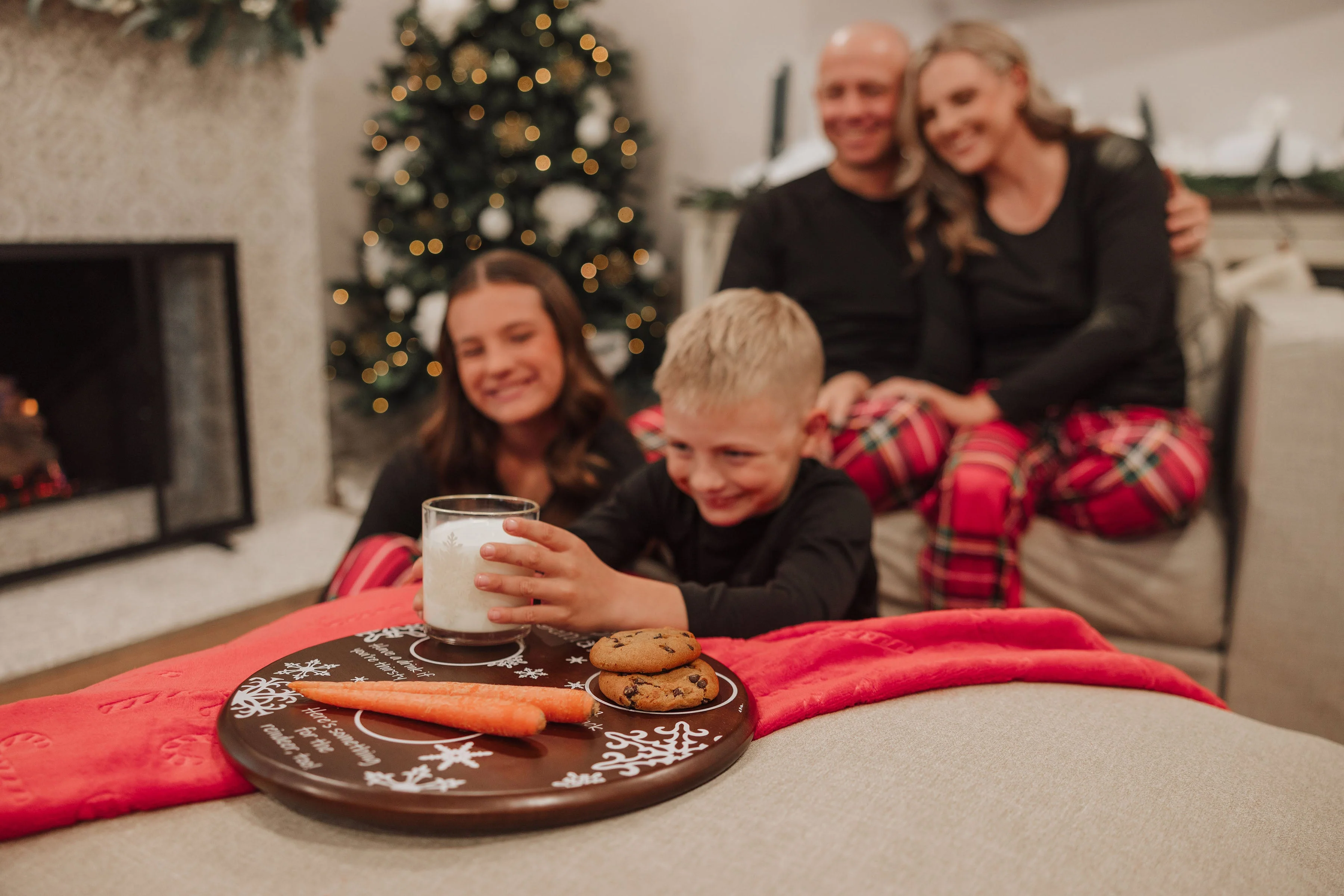 Dear Santa Milk & Cookies Serving Tray - Image 7