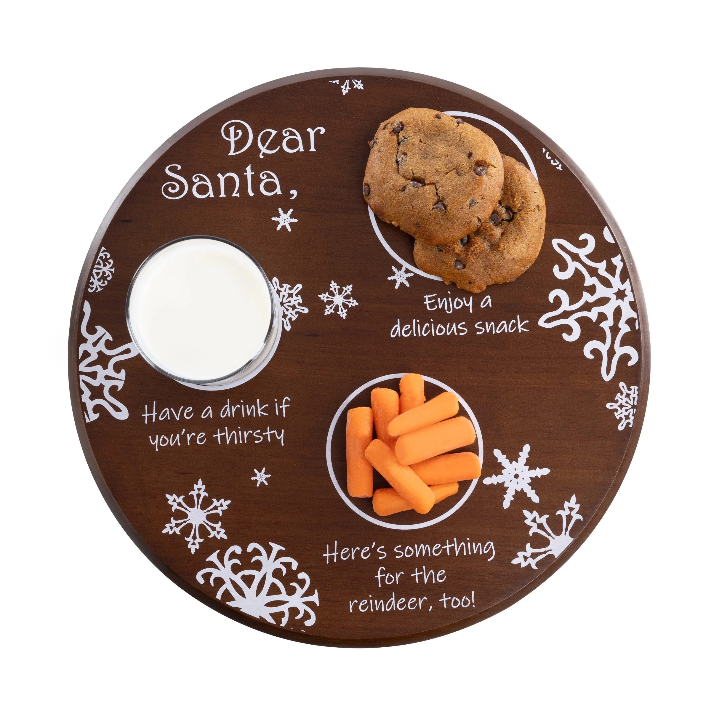 Dear Santa Milk & Cookies Serving Tray - Image 9