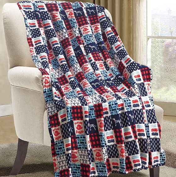 Decor&More American Pride Collection Microplush Throw Blanket (50" x 60") - Image 16