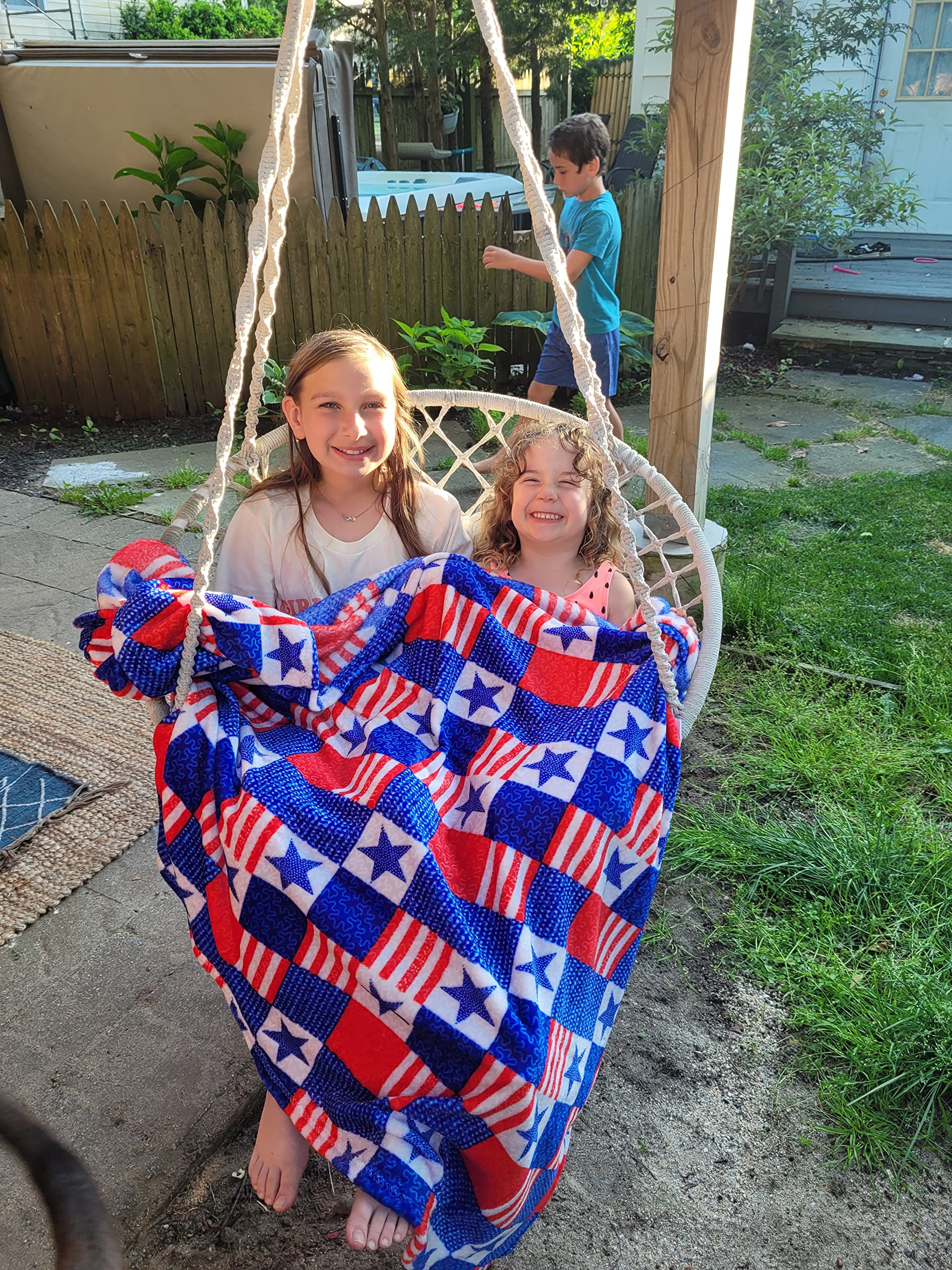Decor&More American Pride Collection Microplush Throw Blanket (50" x 60") - Image 24