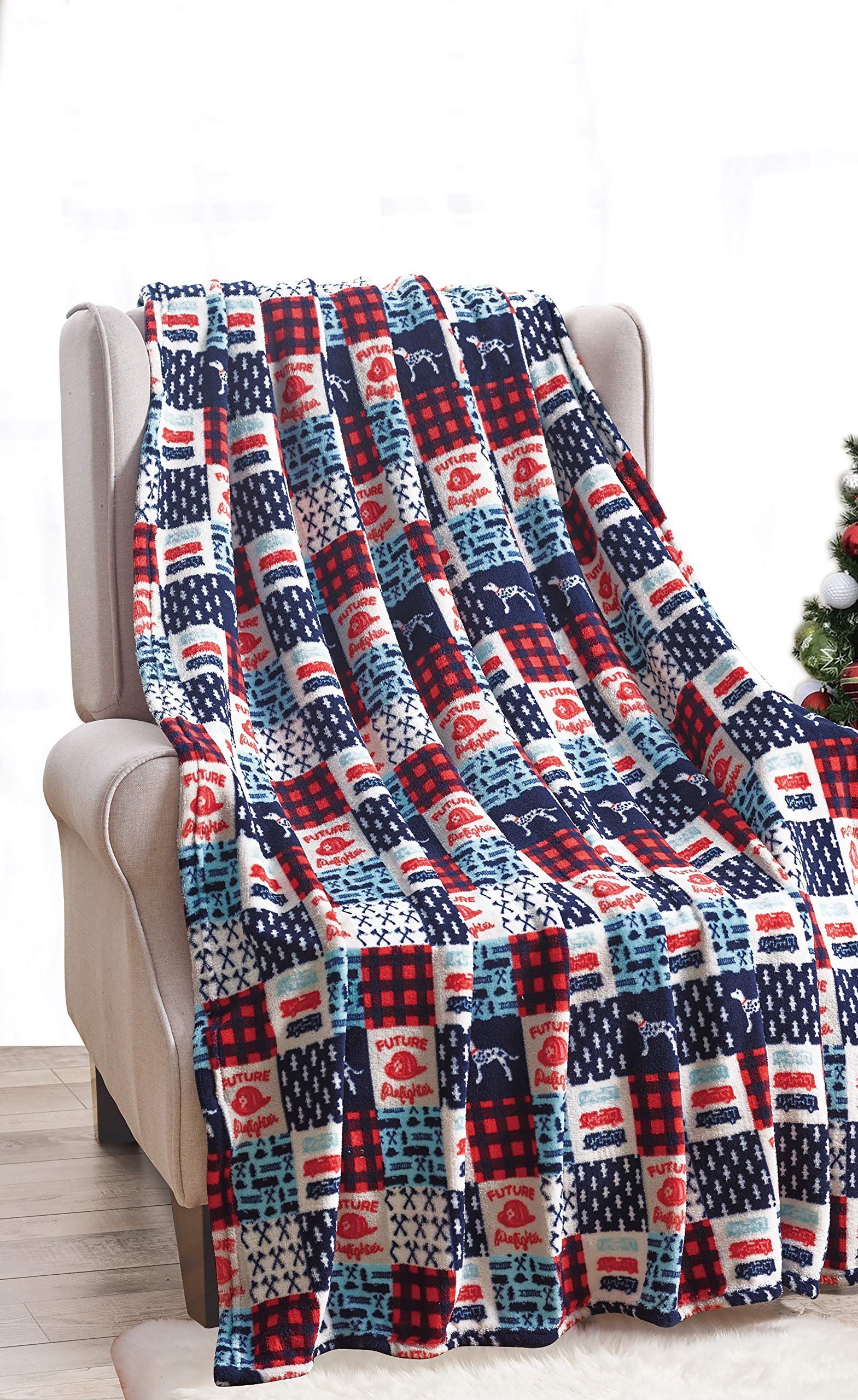 Decor&More American Pride Collection Microplush Throw Blanket (50" x 60") - Image 3