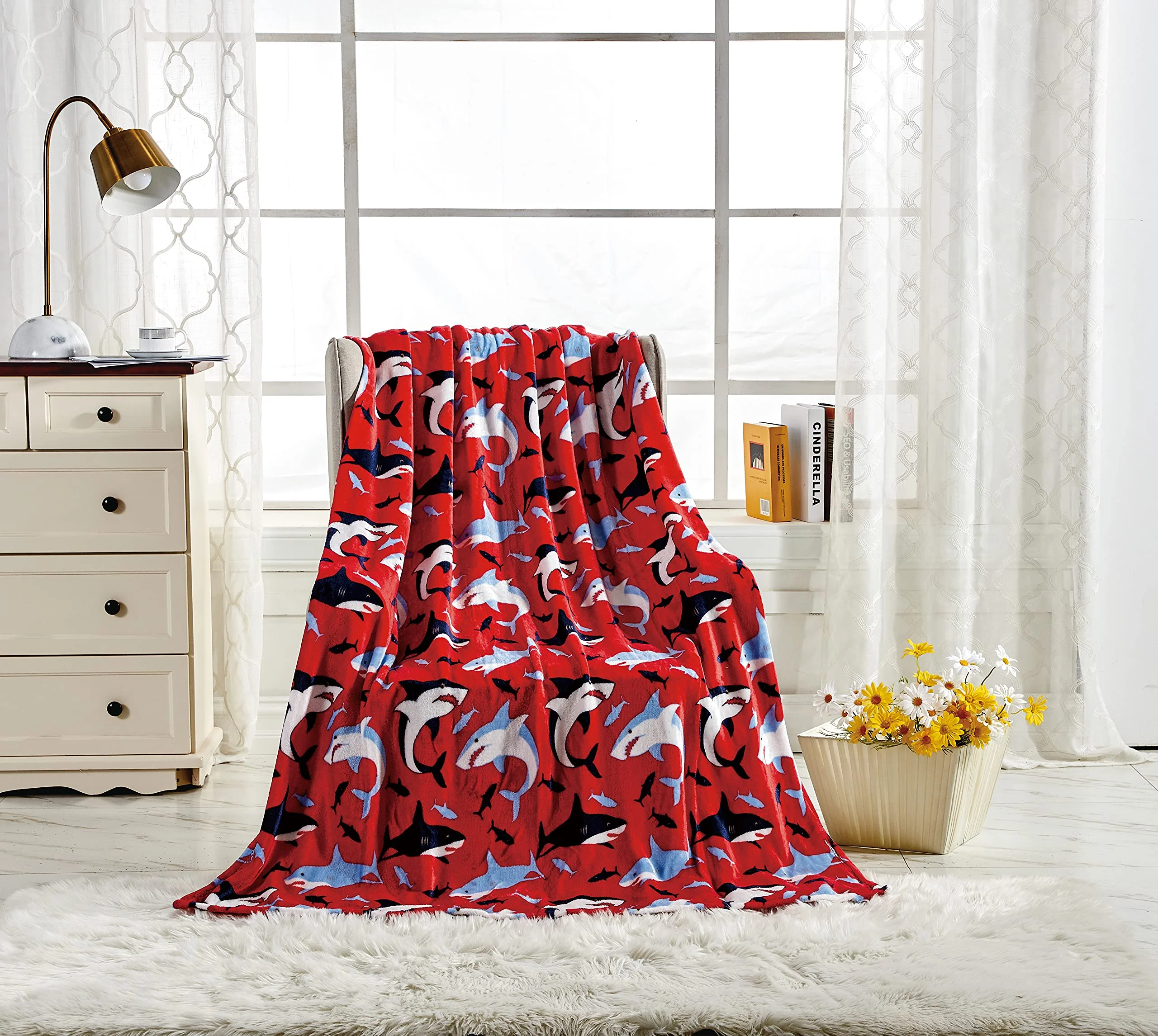 Decor&More American Pride Collection Microplush Throw Blanket (50" x 60") - Image 34