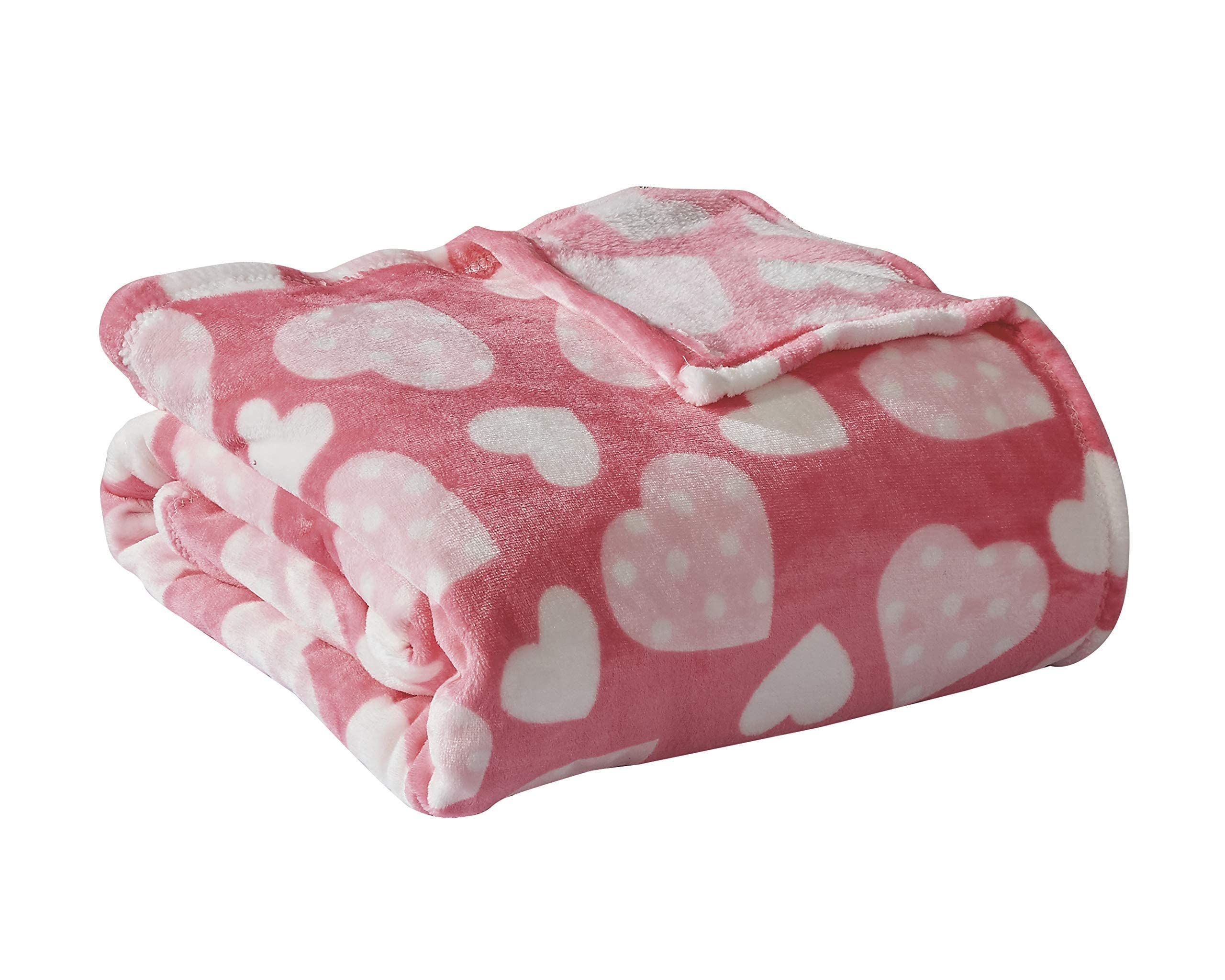 Decor&More Amor Eterno Be Mine Love Collection Valentine's Day Heart Ultra Plush Throw Blanket (50" x 60") - - Image 18