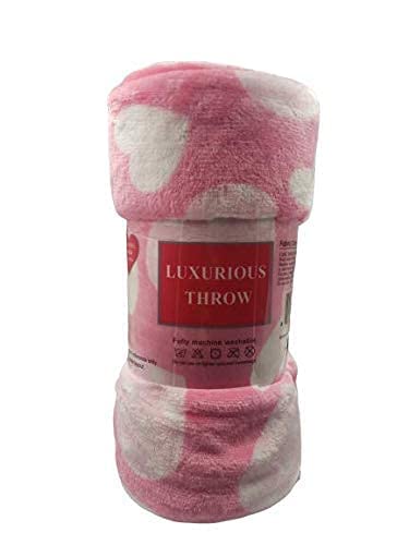 Decor&More Amor Eterno Be Mine Love Collection Valentine's Day Heart Ultra Plush Throw Blanket (50" x 60") - - Image 19